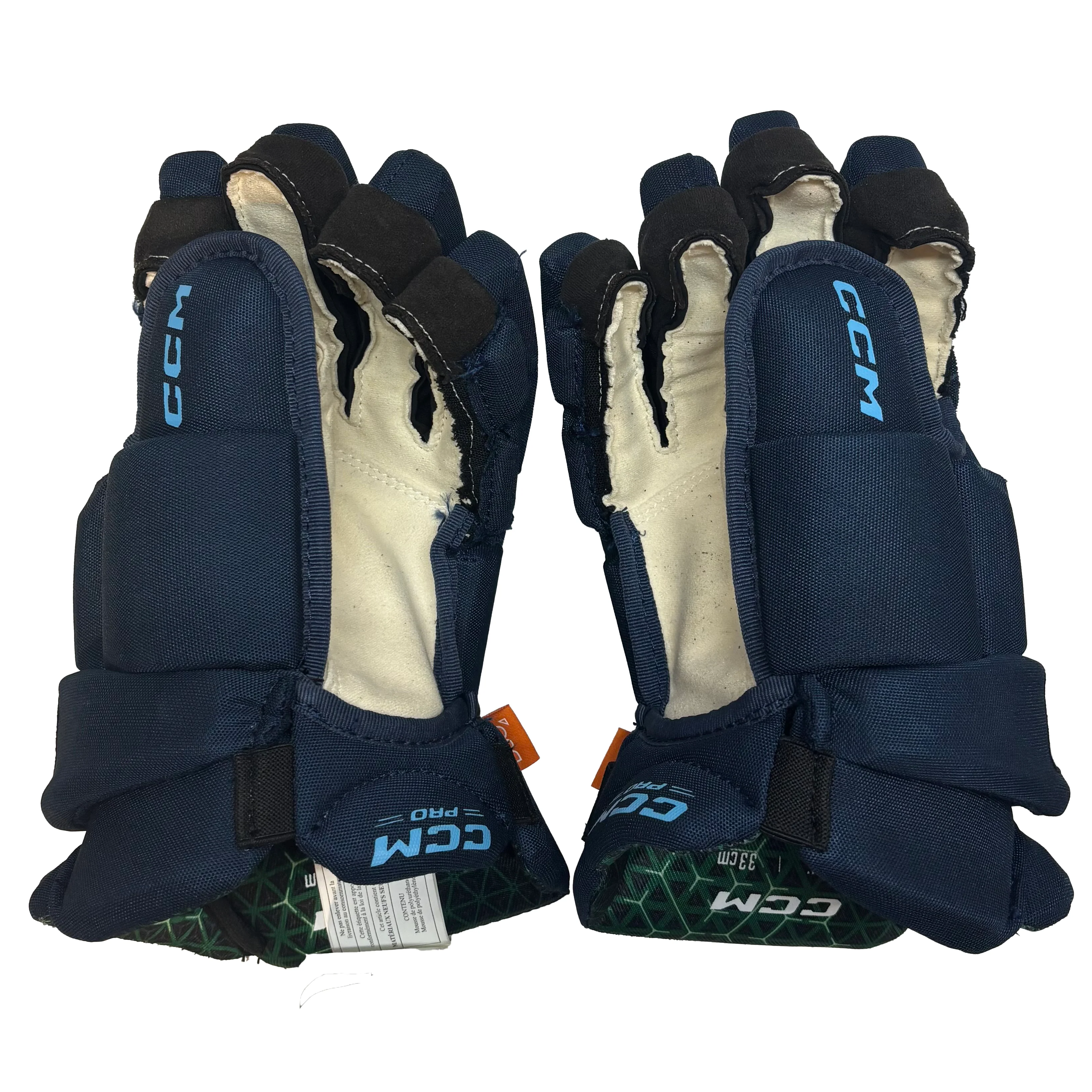 CCM Jetspeed FTW - PWHL Pro Stock Glove - Toronto Sceptres (Navy/Powder Blue) - Image 3