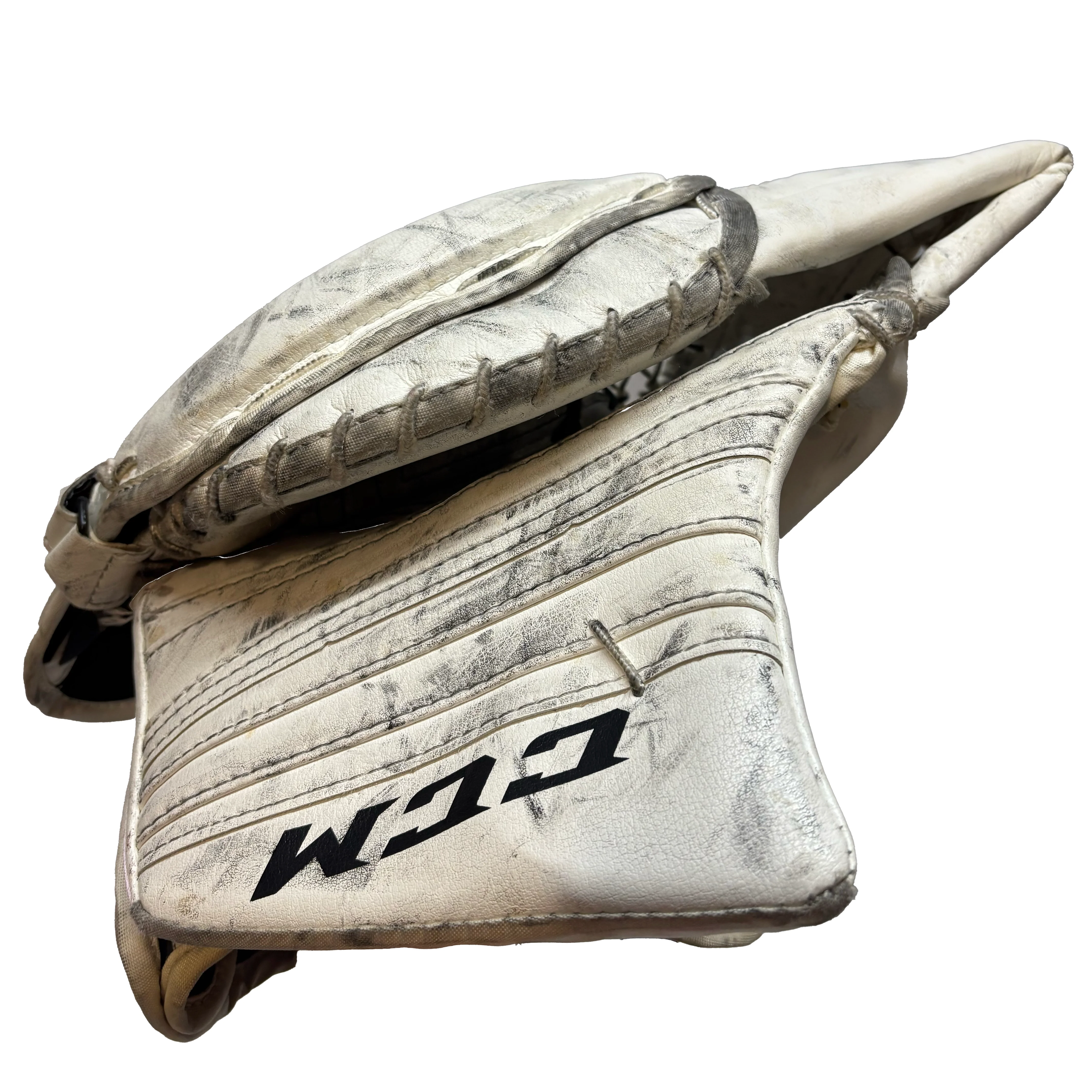 CCM Premier R1.9 - Used Full Right Senior Goalie Glove (White) - Image 3