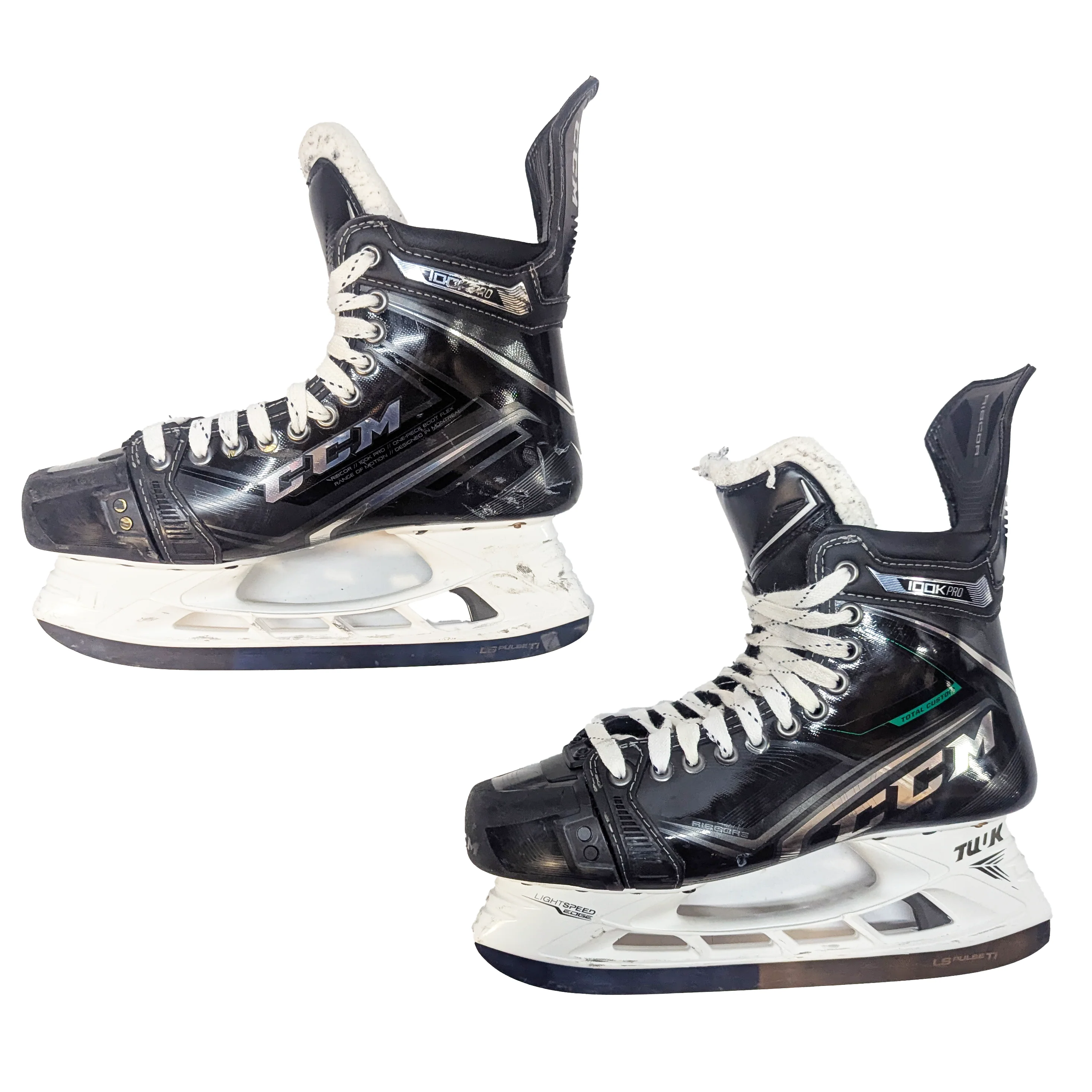 CCM Ribcor 100k Pro - Used NCAA Pro Stock Hockey Skates - Size 9.5 - Image 3