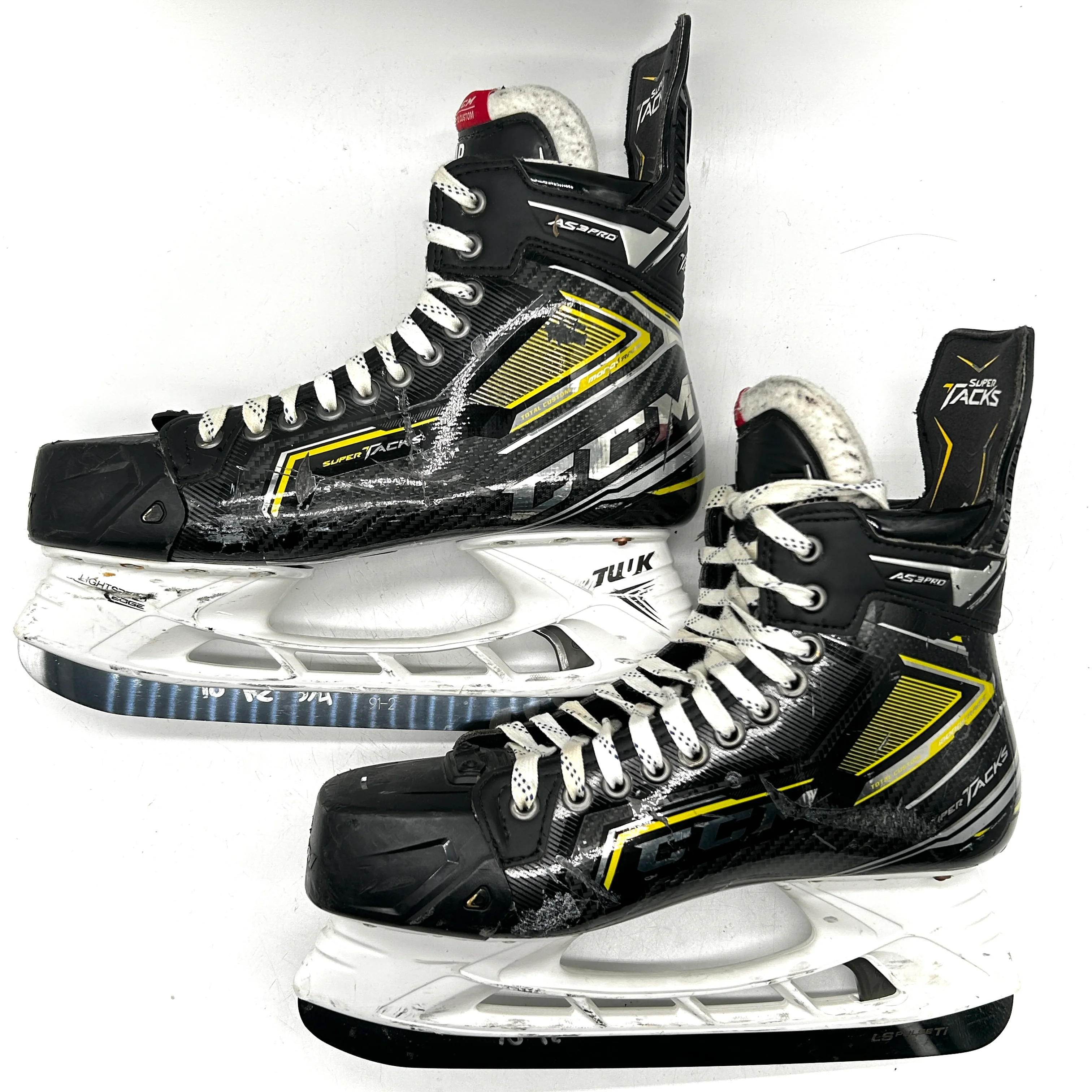 CCM Super Tacks AS3 Pro - Used NHL Pro Stock Skates - Alexander Romanov - Size 10.5R #2 - Image 2