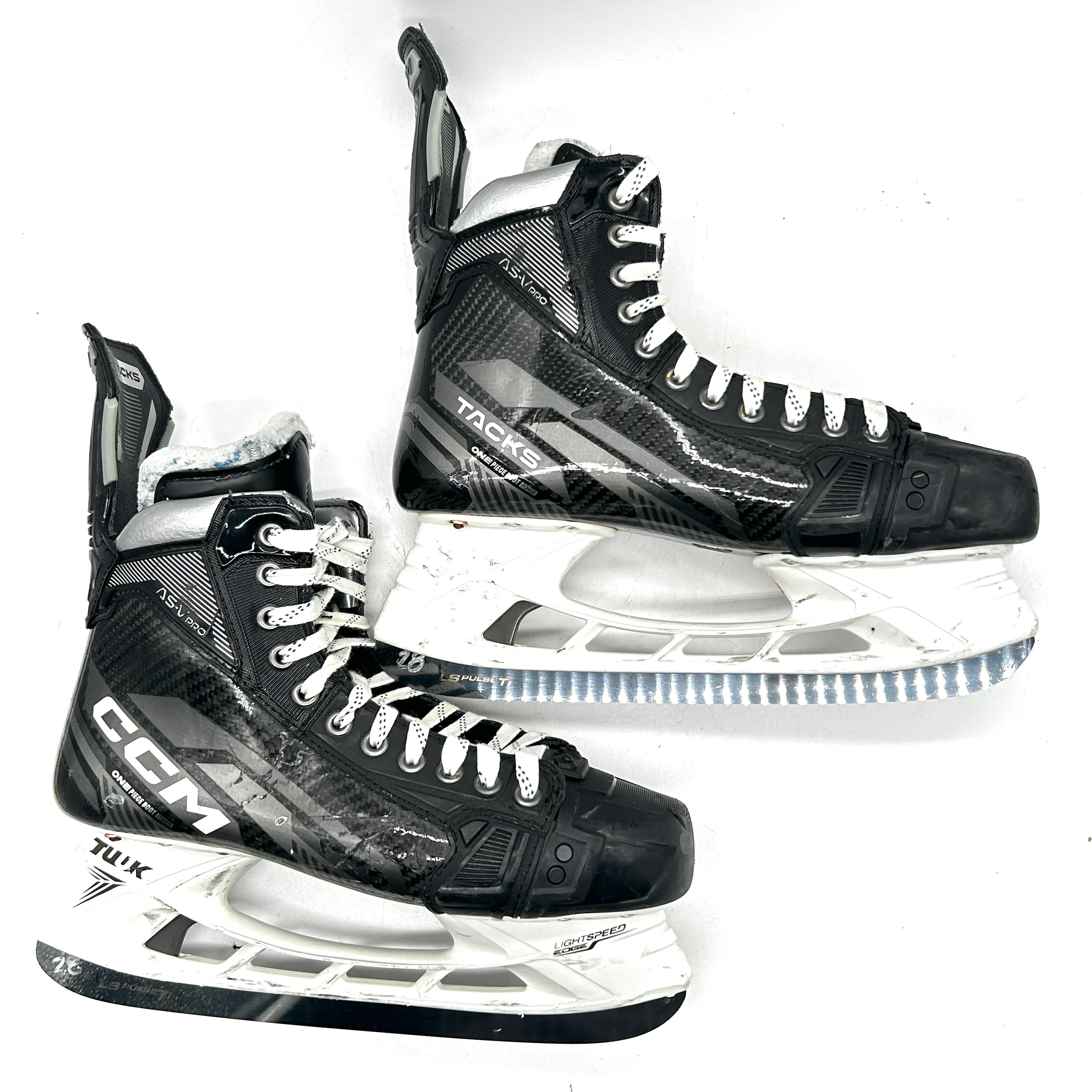 CCM Tacks AS-V Pro - Used NHL Pro Stock Skates - Eric Robinson - Size 8.5 #2 - Image 2