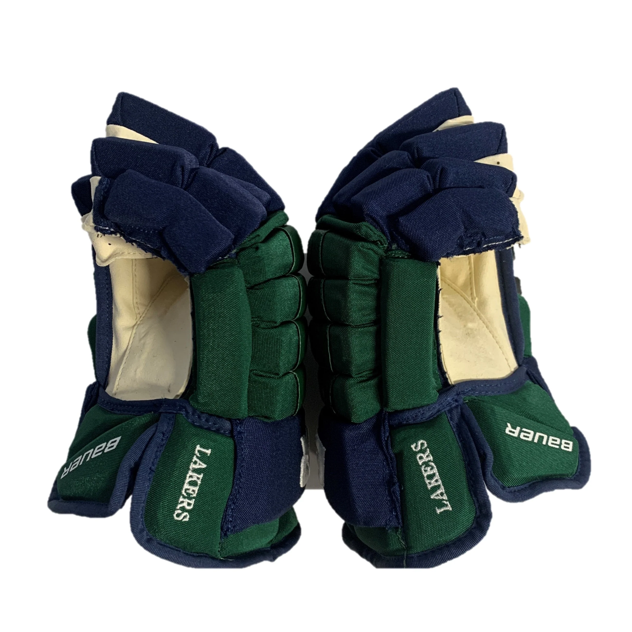 Bauer Pro Series - NCAA Pro Stock Glove (Green/Blue) - Image 2