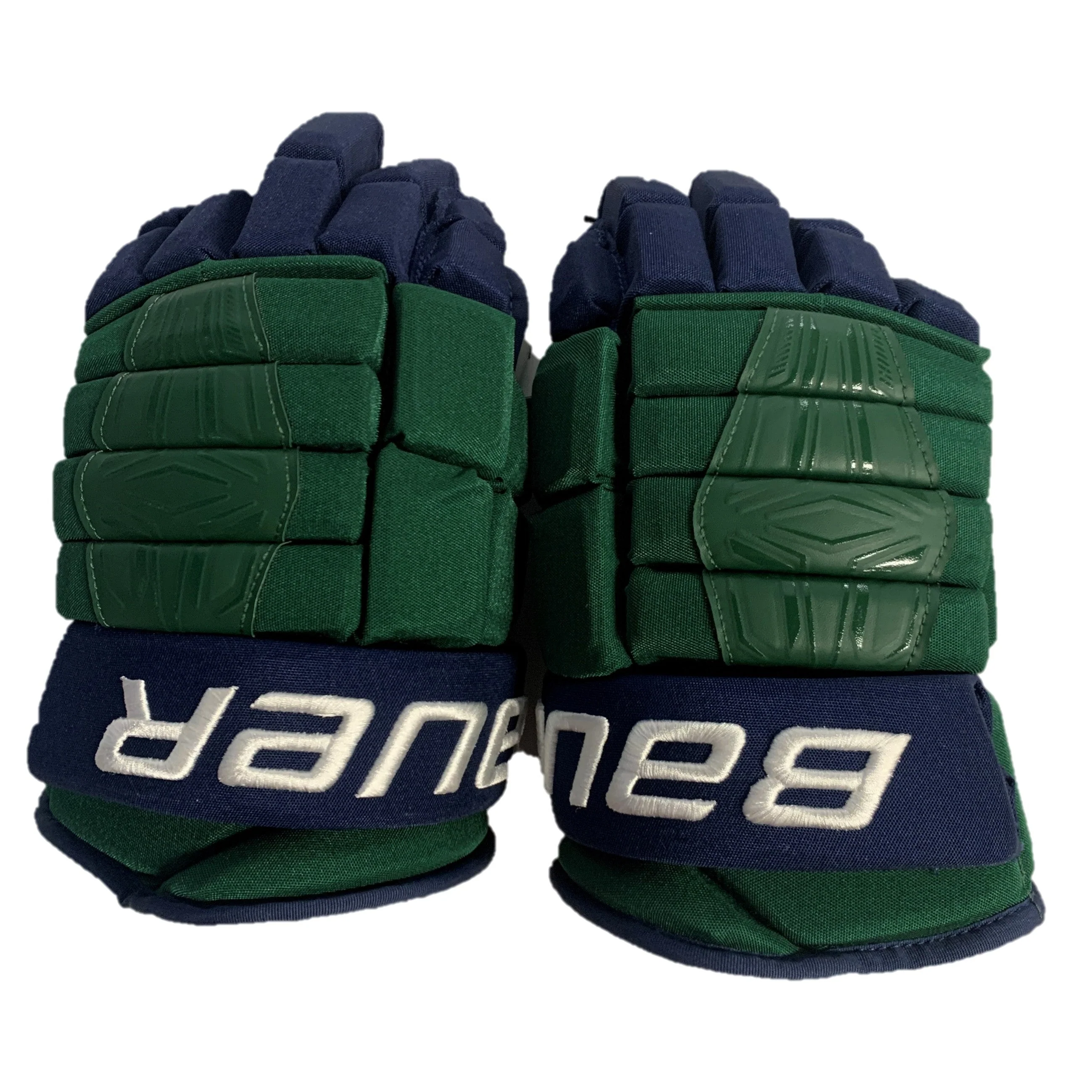 Bauer Pro Series - NCAA Pro Stock Glove (Green/Blue) - Image 4