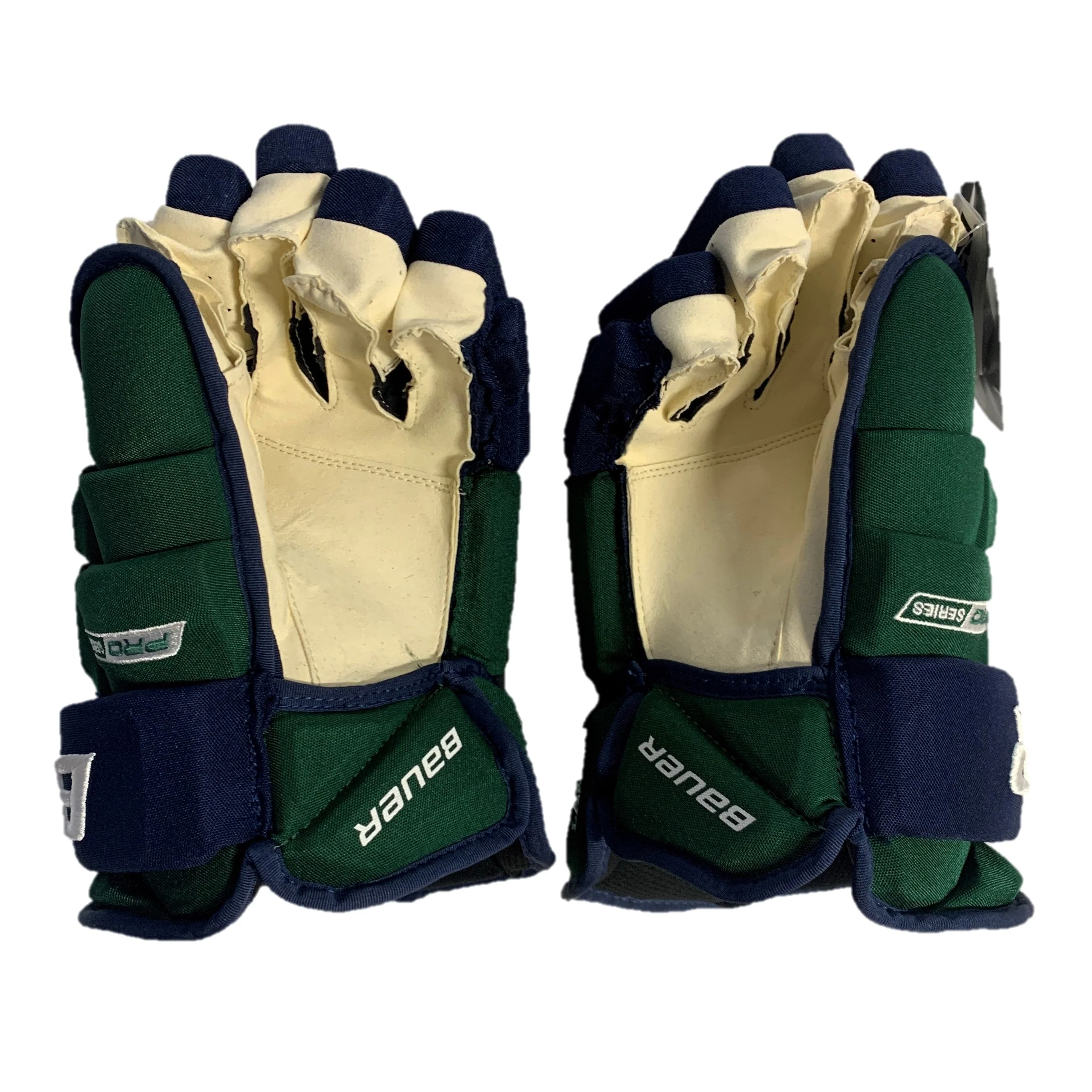Bauer Pro Series - NCAA Pro Stock Glove (Green/Blue) - Image 5