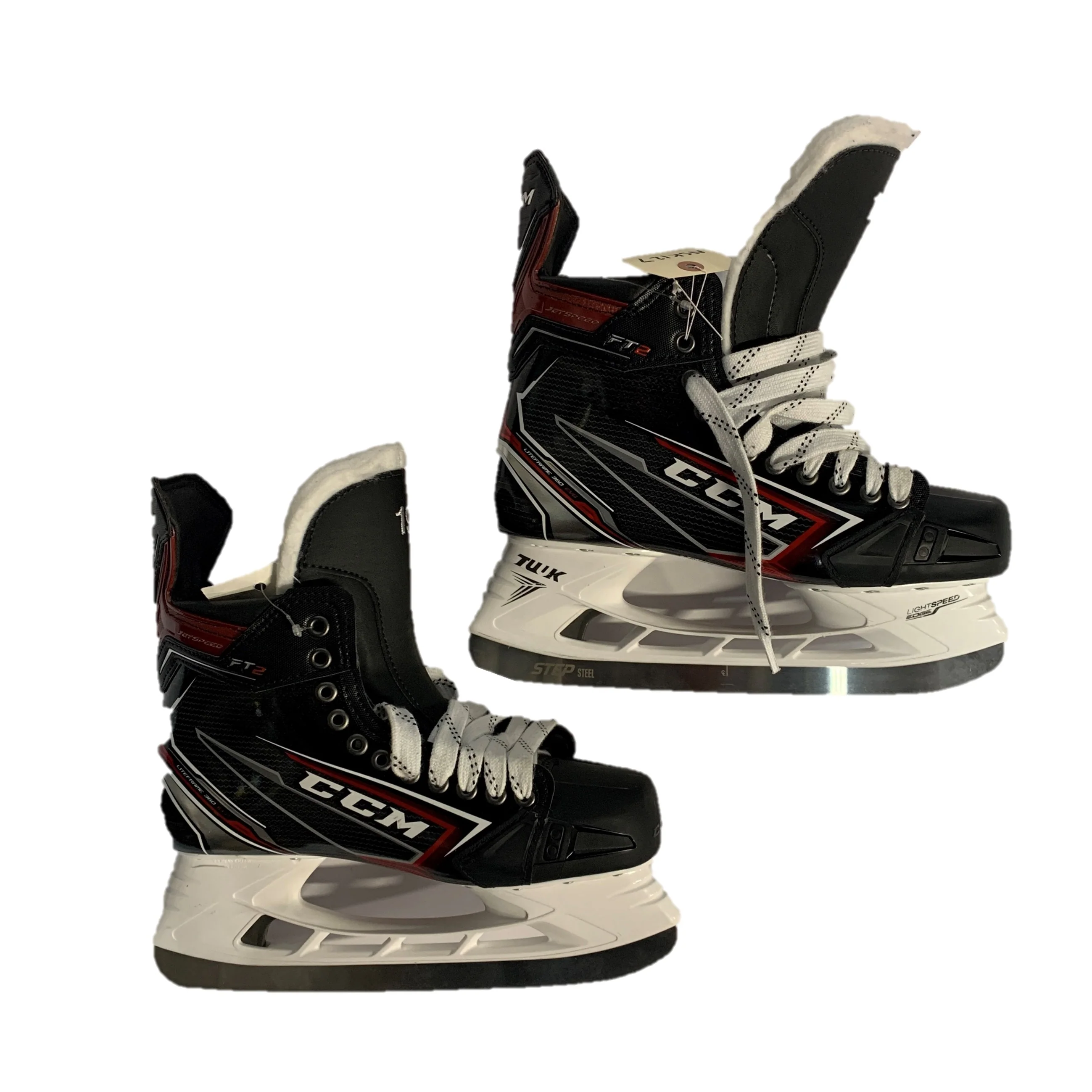 CCM Jetspeed FT2 - Pro Stock Hockey Skates - Size L 9.75C, R 10.75C - Joe Thornton - Image 5