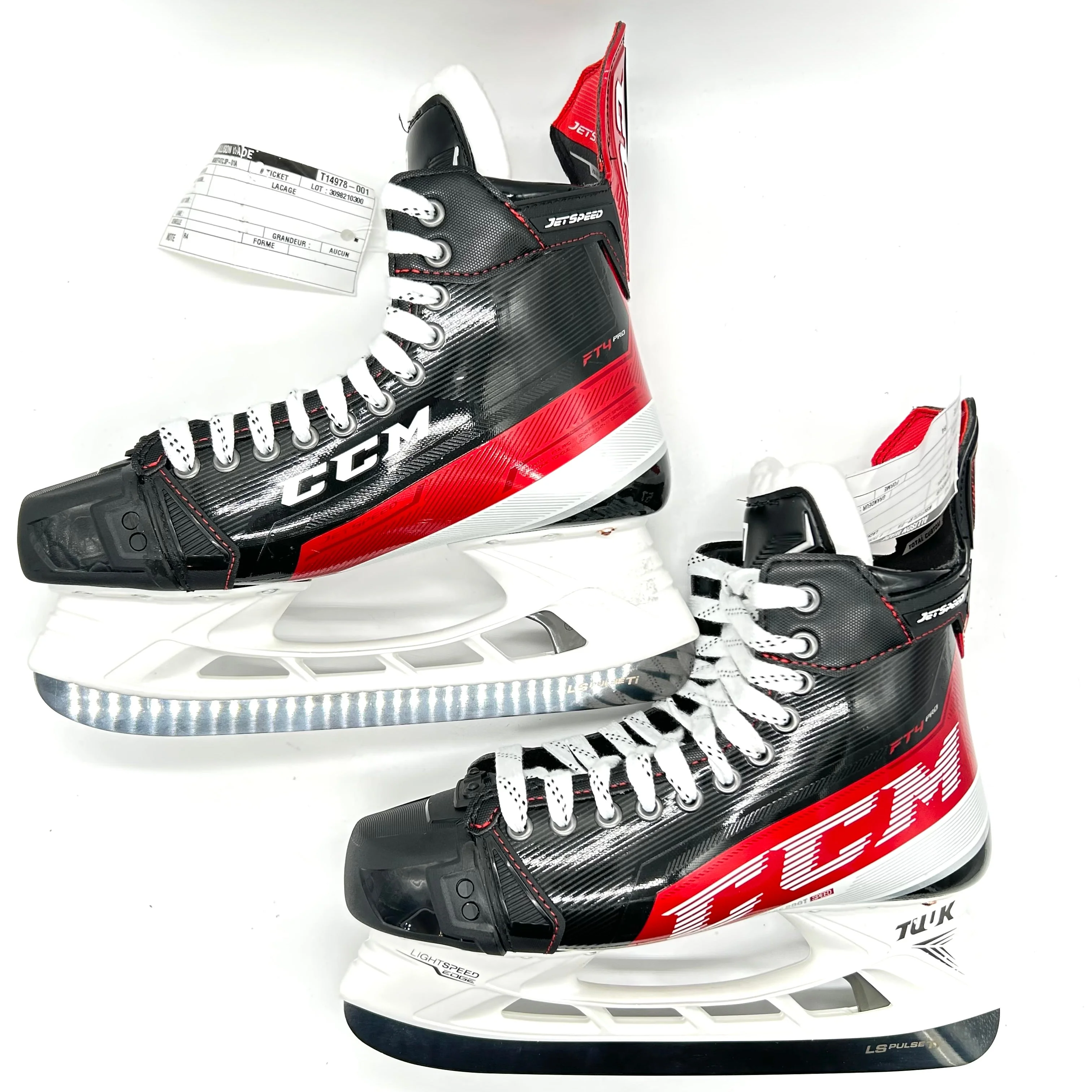 CCM Jetspeed FT4 Pro - Pro Stock Hockey Skates - Size 9E - Image 5