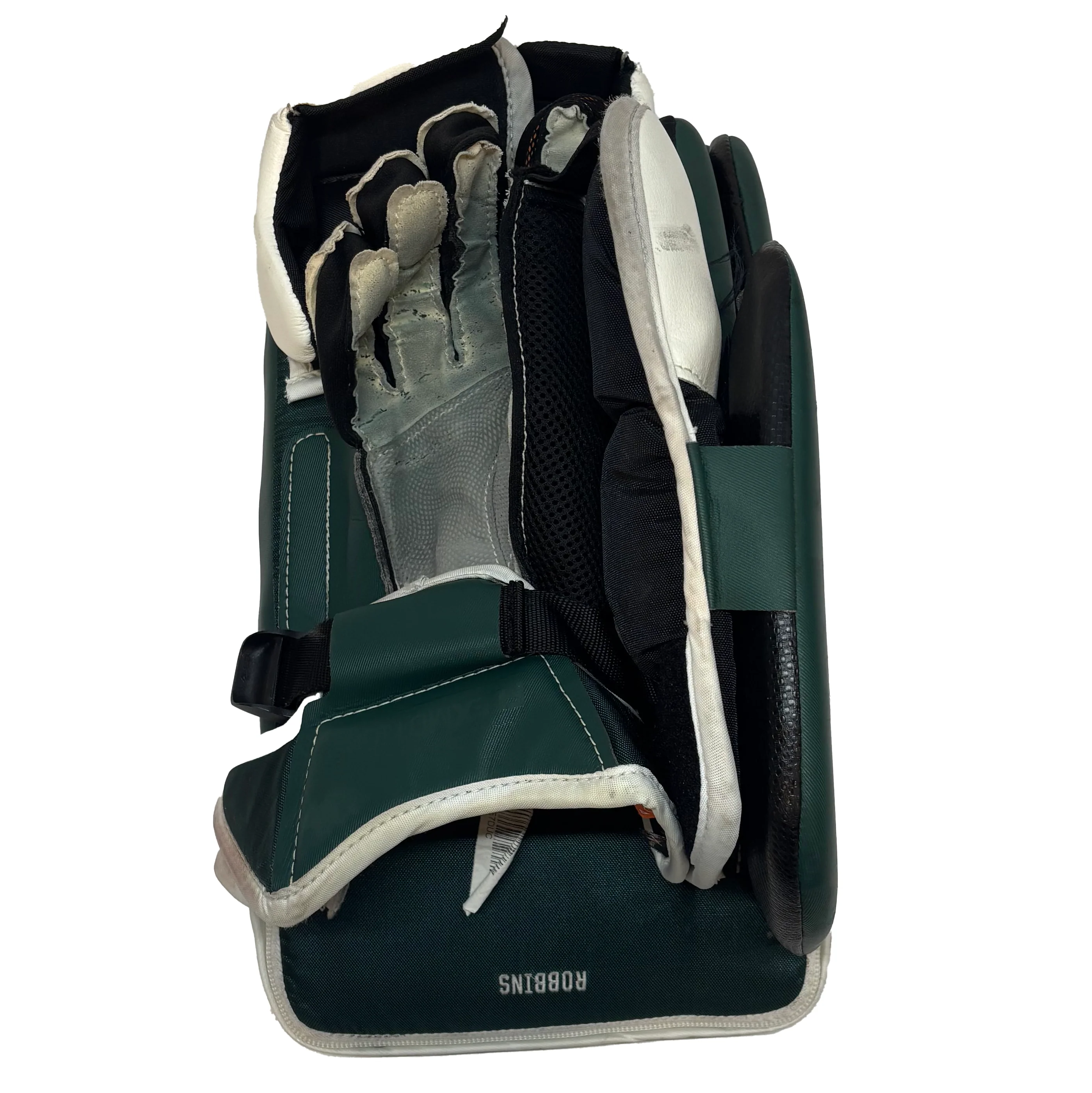 CCM Extreme Flex 6 - Used Pro Stock Goalie Full Set (White/Green) - Image 12