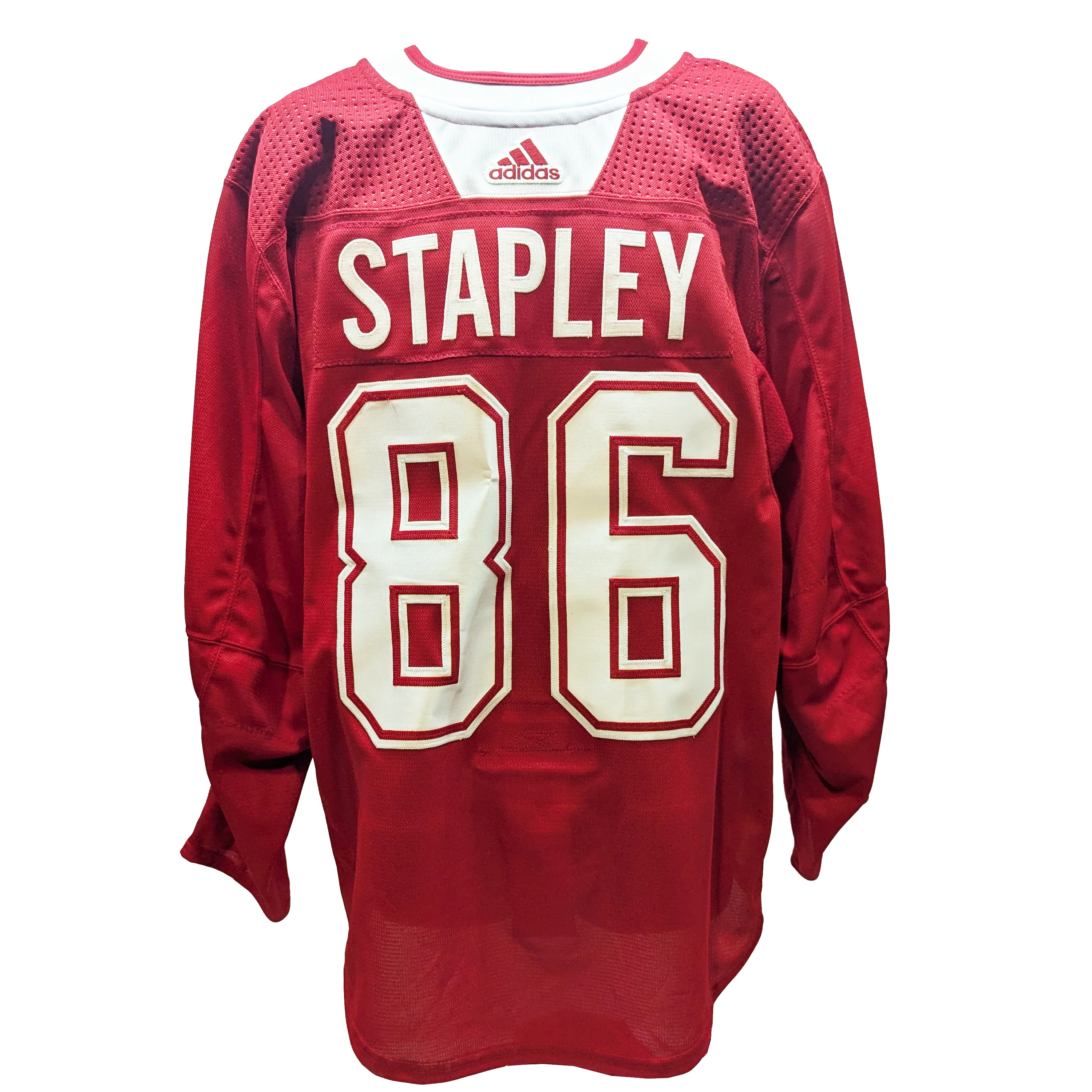 NHL - Used Adidas Montreal Canadiens Practice Jersey (Red) - Image 6