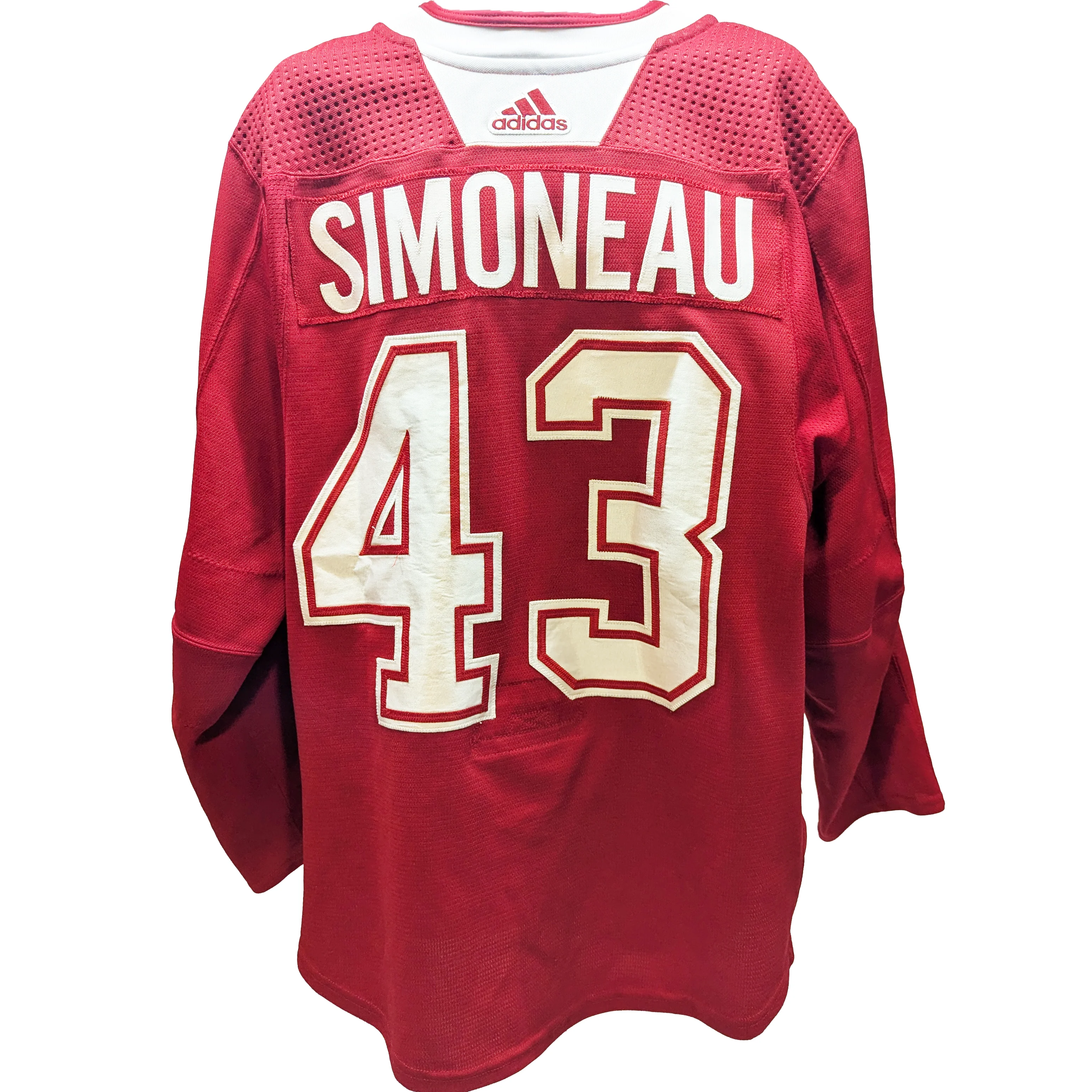 NHL - Used Adidas Montreal Canadiens Practice Jersey (Red) - Image 8