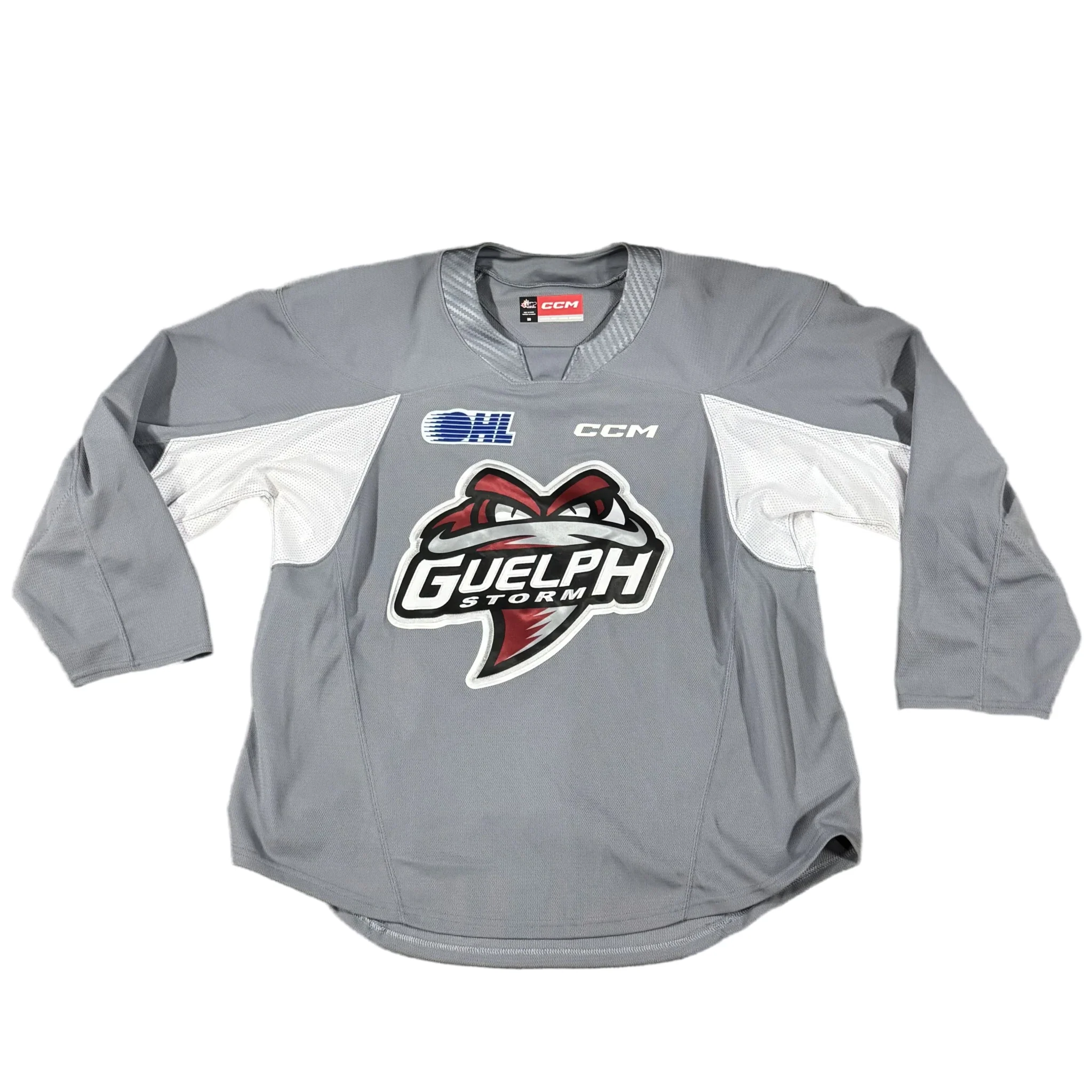 OHL - Used CCM Guelph Storm Practice Jersey (Grey)
