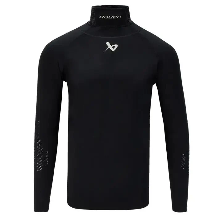 S22 Bauer Long Sleeve Neck Guard Shirt (Senior)