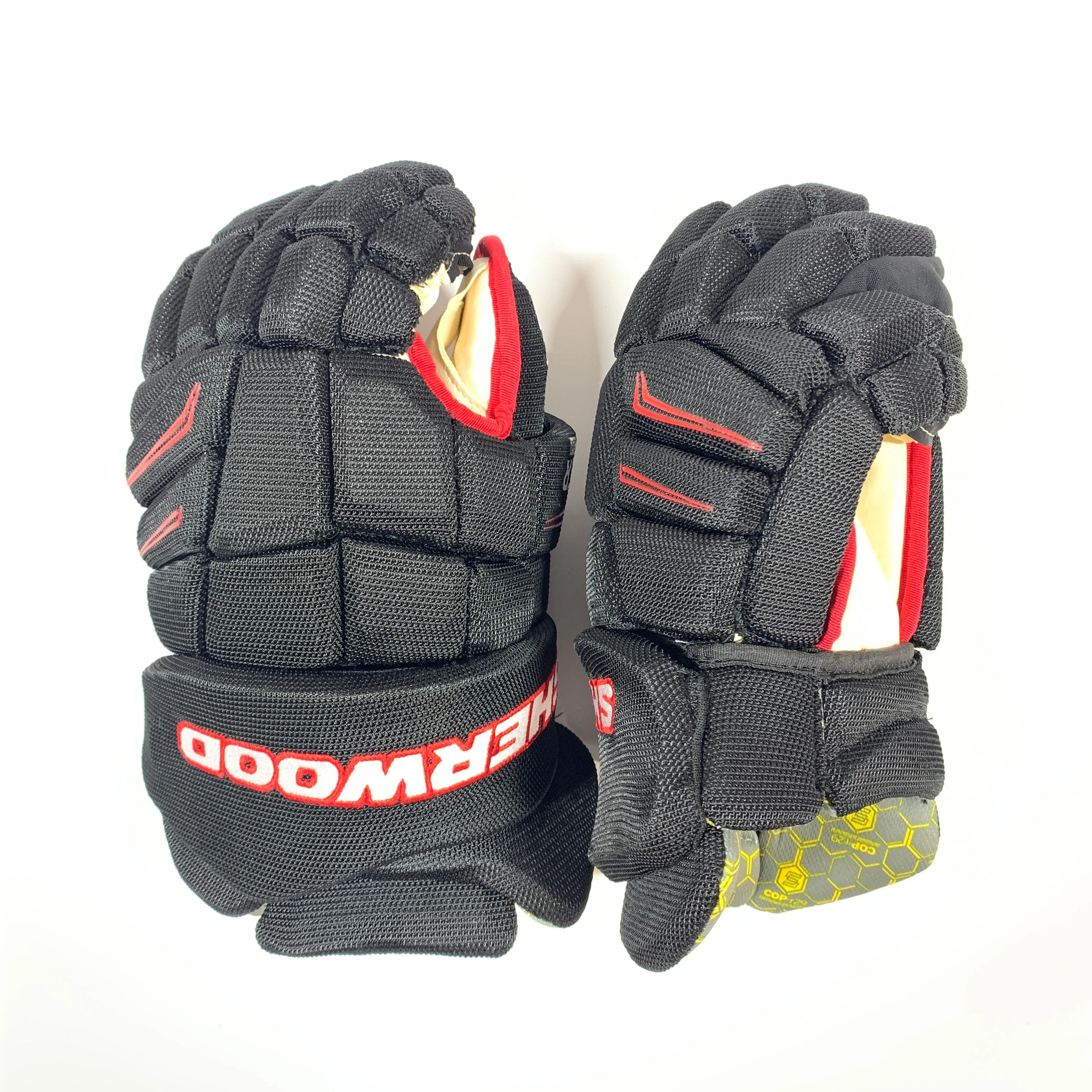 Sher Wood Rekker Element Pro - Pro Stock Glove (Black/Red) - Image 2