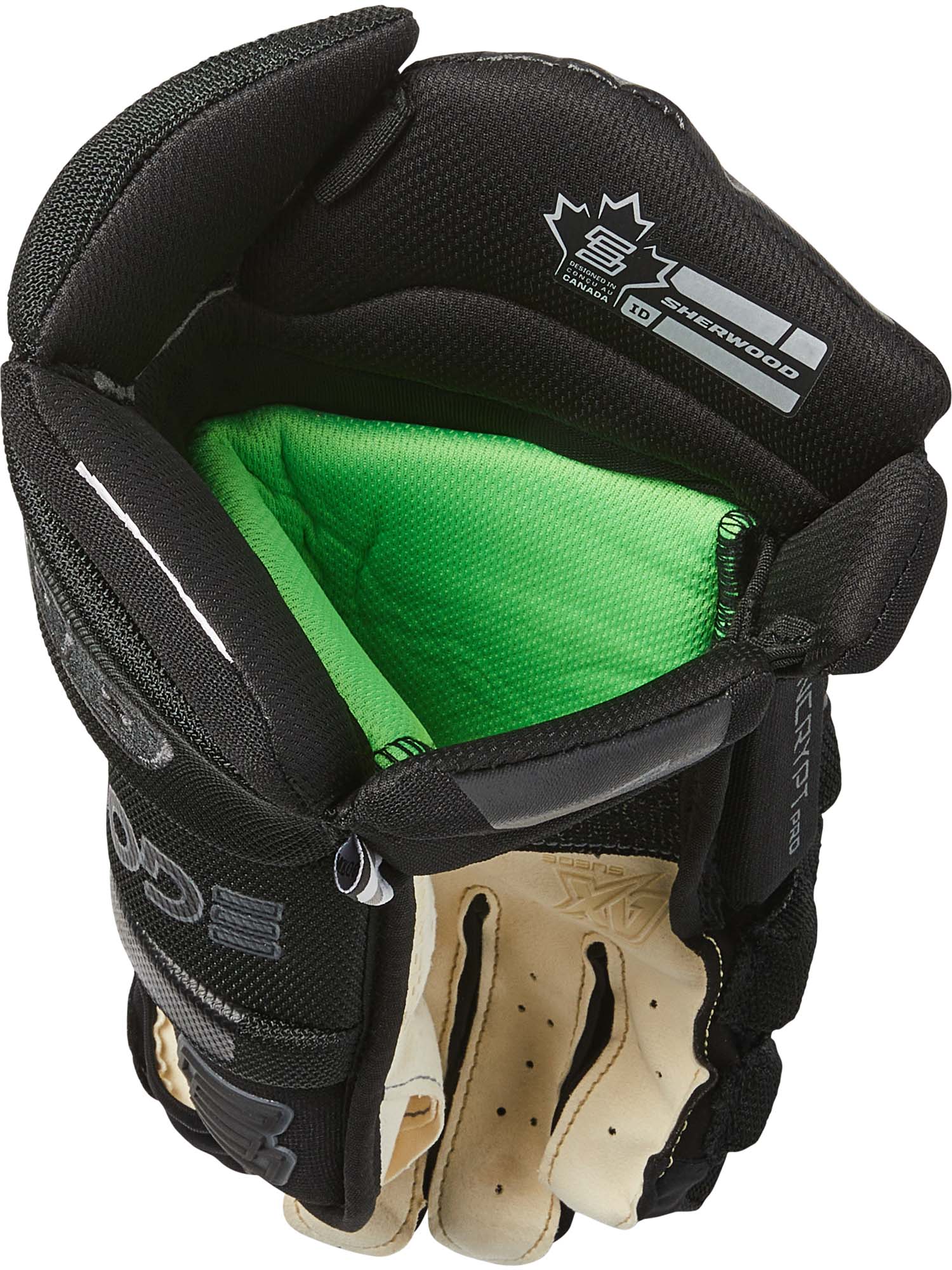 Sherwood Code Encrypt Pro - Retail Hockey Glove - Senior (Black) - Image 3
