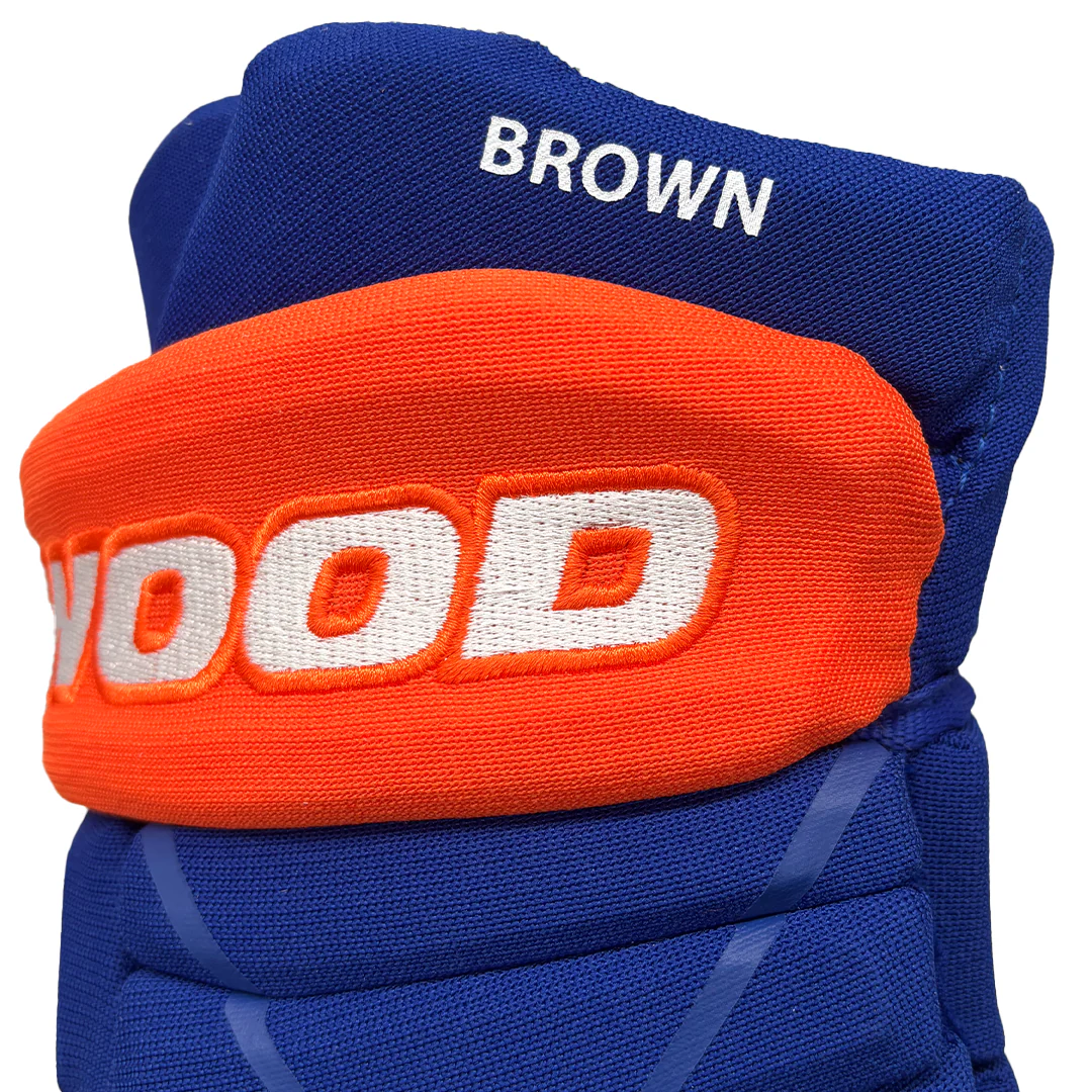 Sherwood Code TMP - NHL Pro Stock Glove - Connor Brown (Orange/Blue) - Image 6