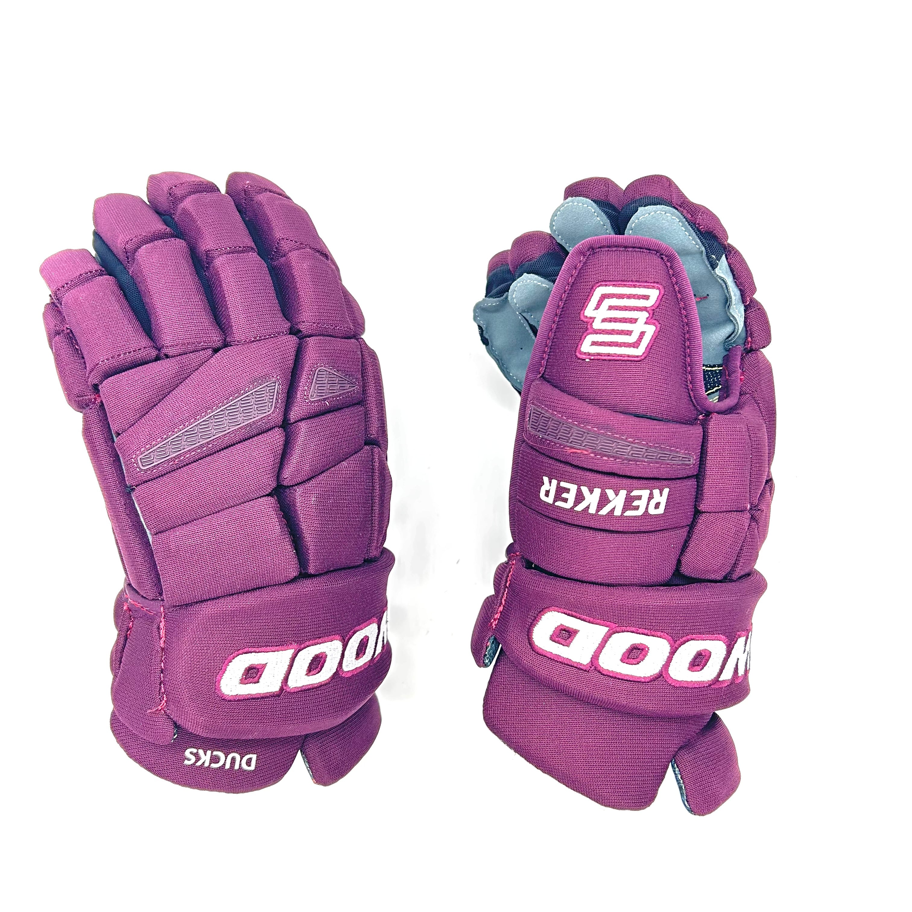 Sherwood Rekker Legend Pro - NHL Pro Stock Glove - Anaheim Ducks (Purple) - Image 2