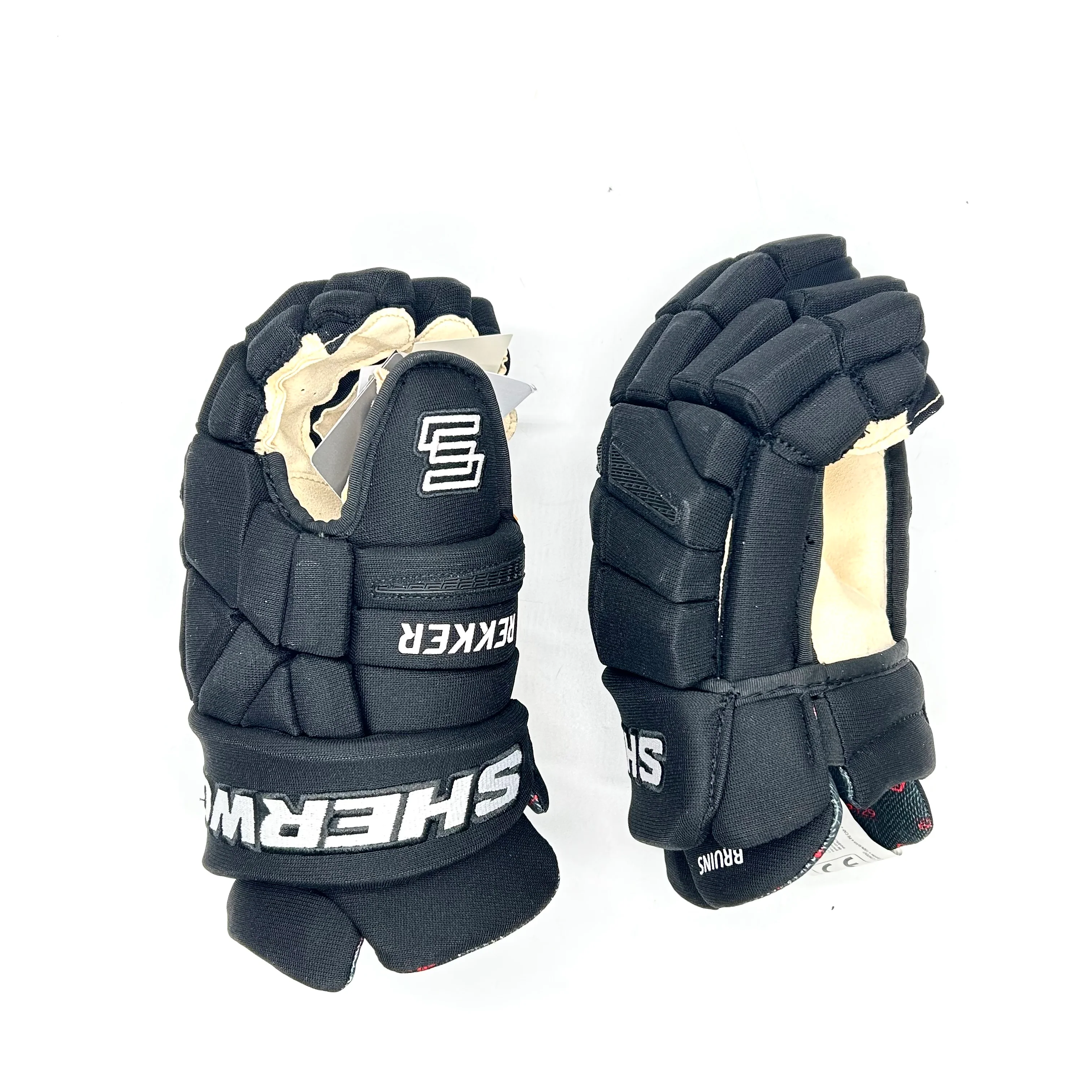 Sherwood Rekker Legend Pro - NHL Pro Stock Glove - Pro Palm - Boston Bruins (Black) - Image 2