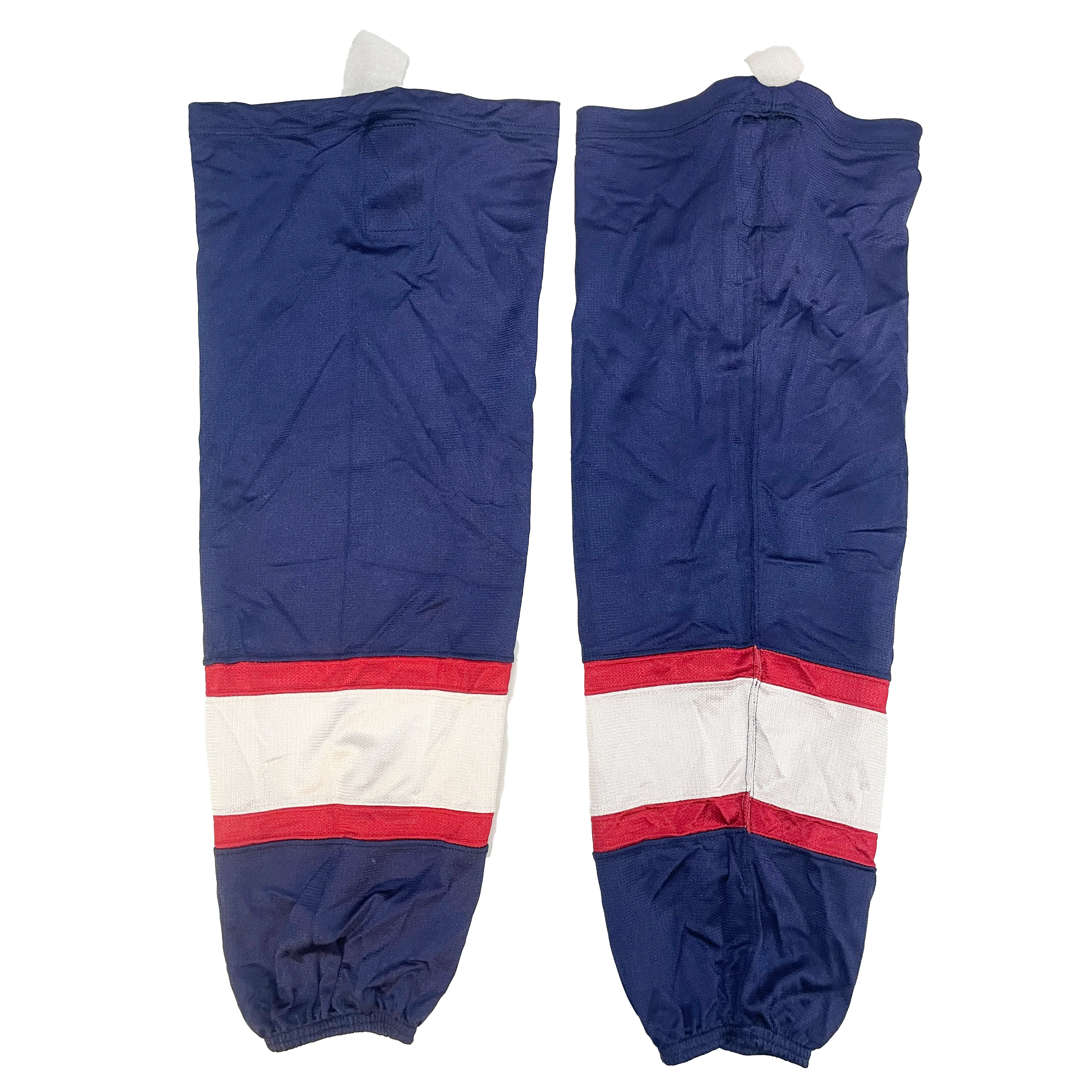 Team USA Used Hockey Socks (Navy/Red/White)