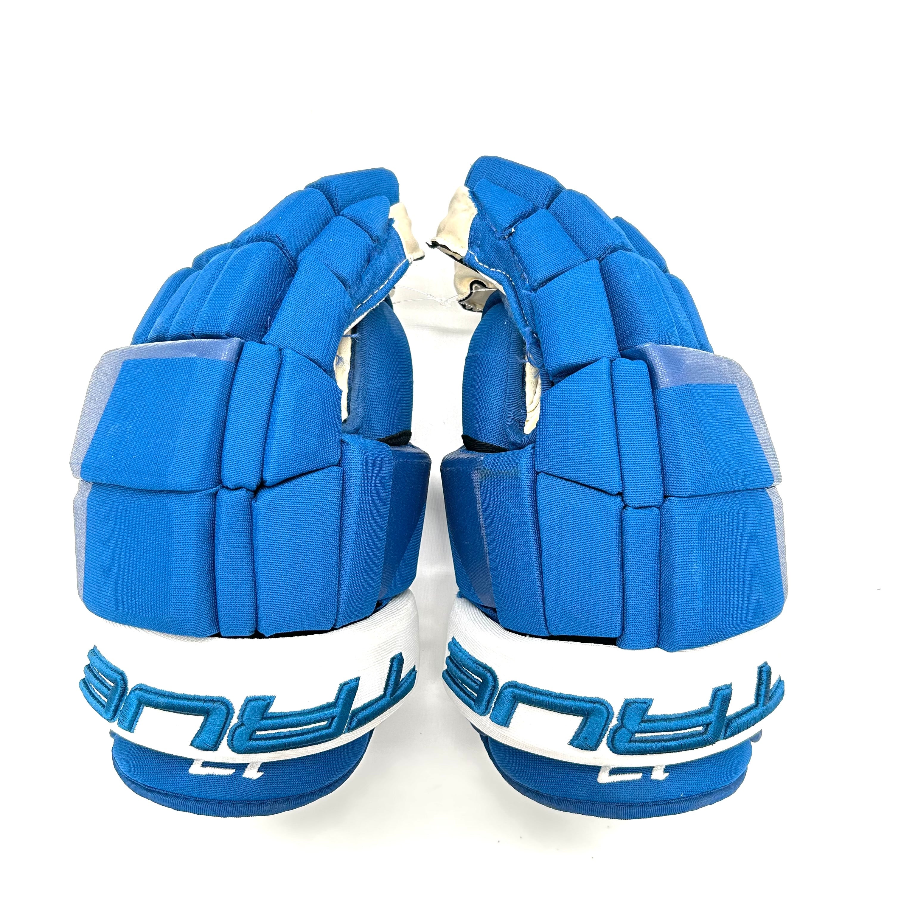 True A6.0 - Used NHL Pro Stock Glove - Colorado Avalanche (Blue)