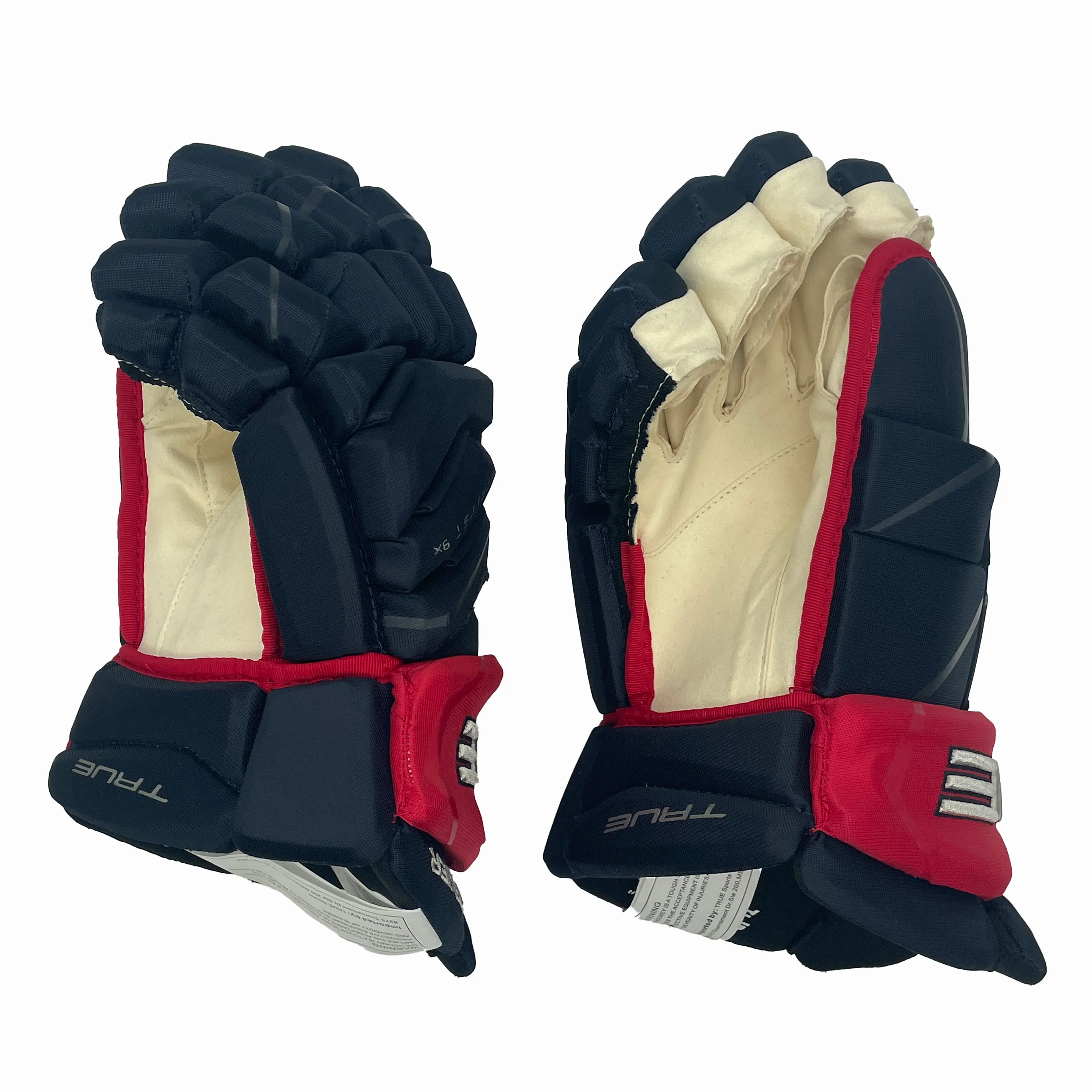 True Catalyst 9X - NHL Pro Stock Glove - Alexandre Texier (Navy/Red) - Image 2
