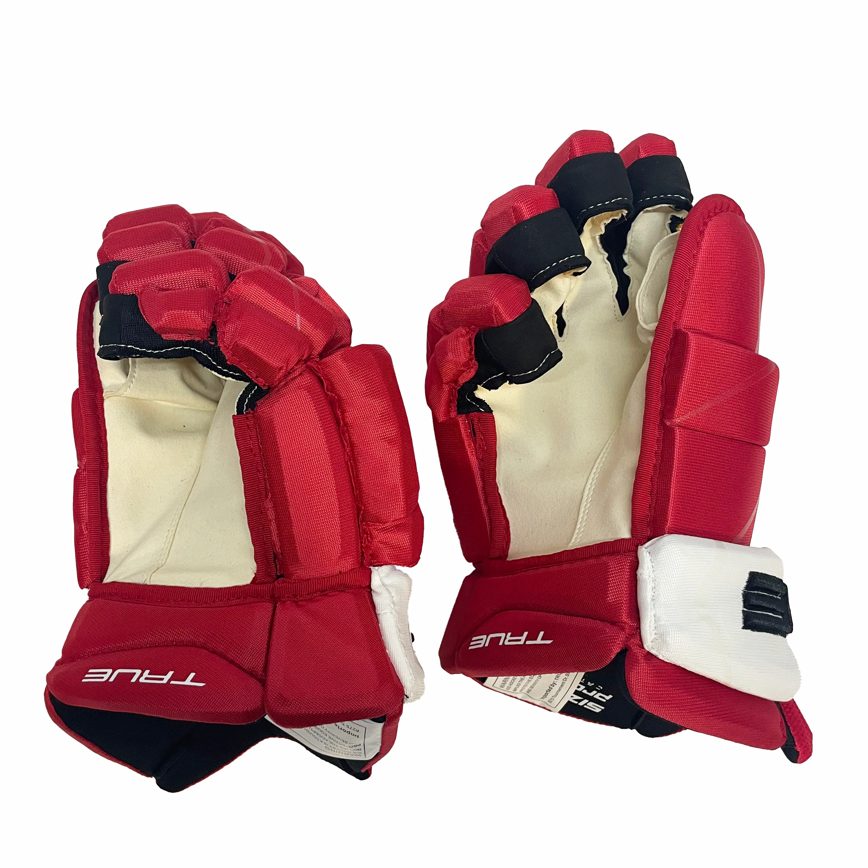 True Catalyst 9X - NHL Pro Stock Glove - Dennis Gilbert (Red/Yellow/White) - Image 2
