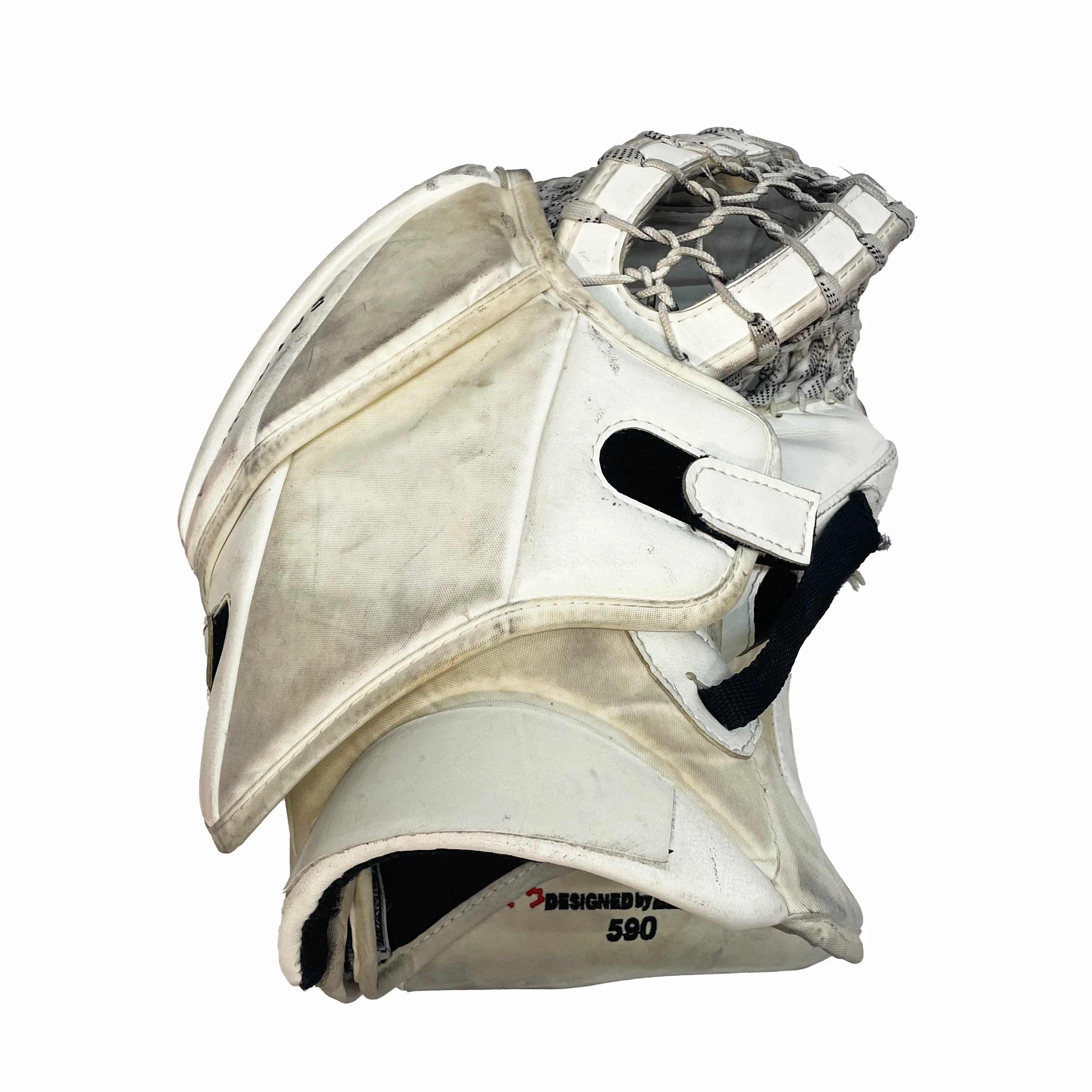 True Catalyst 9X3 - Used Pro Stock Goalie Glove (White) - Image 3