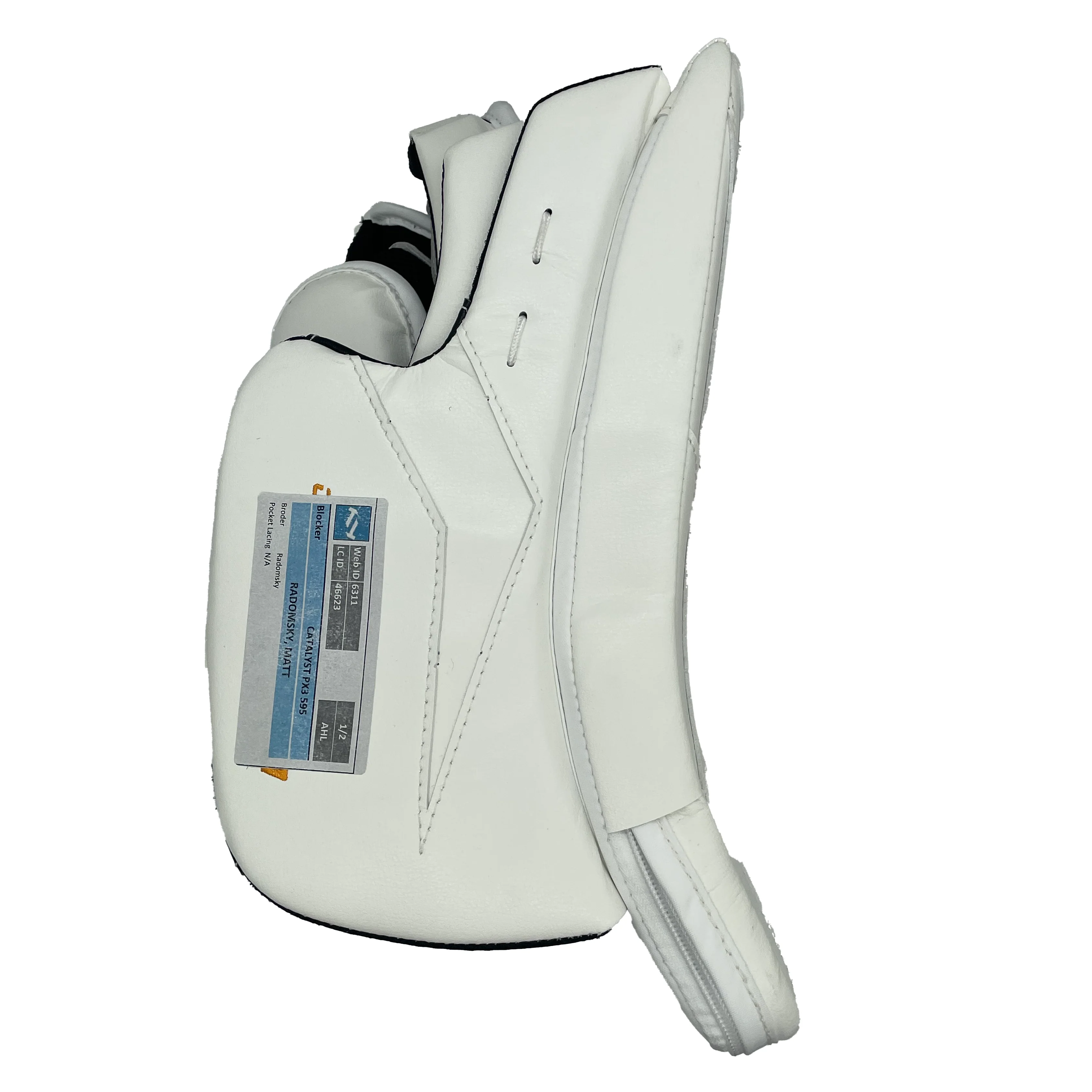 True Catalyst PX3 - New Pro Stock Goalie Glove Set (White/Red/Yellow) - Image 6