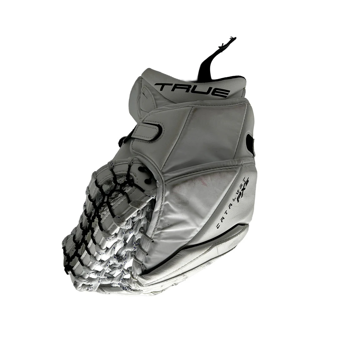 TRUE Catalyst PX5 - Used Pro Stock Goalie Glove (White/Red/Black) - Image 2