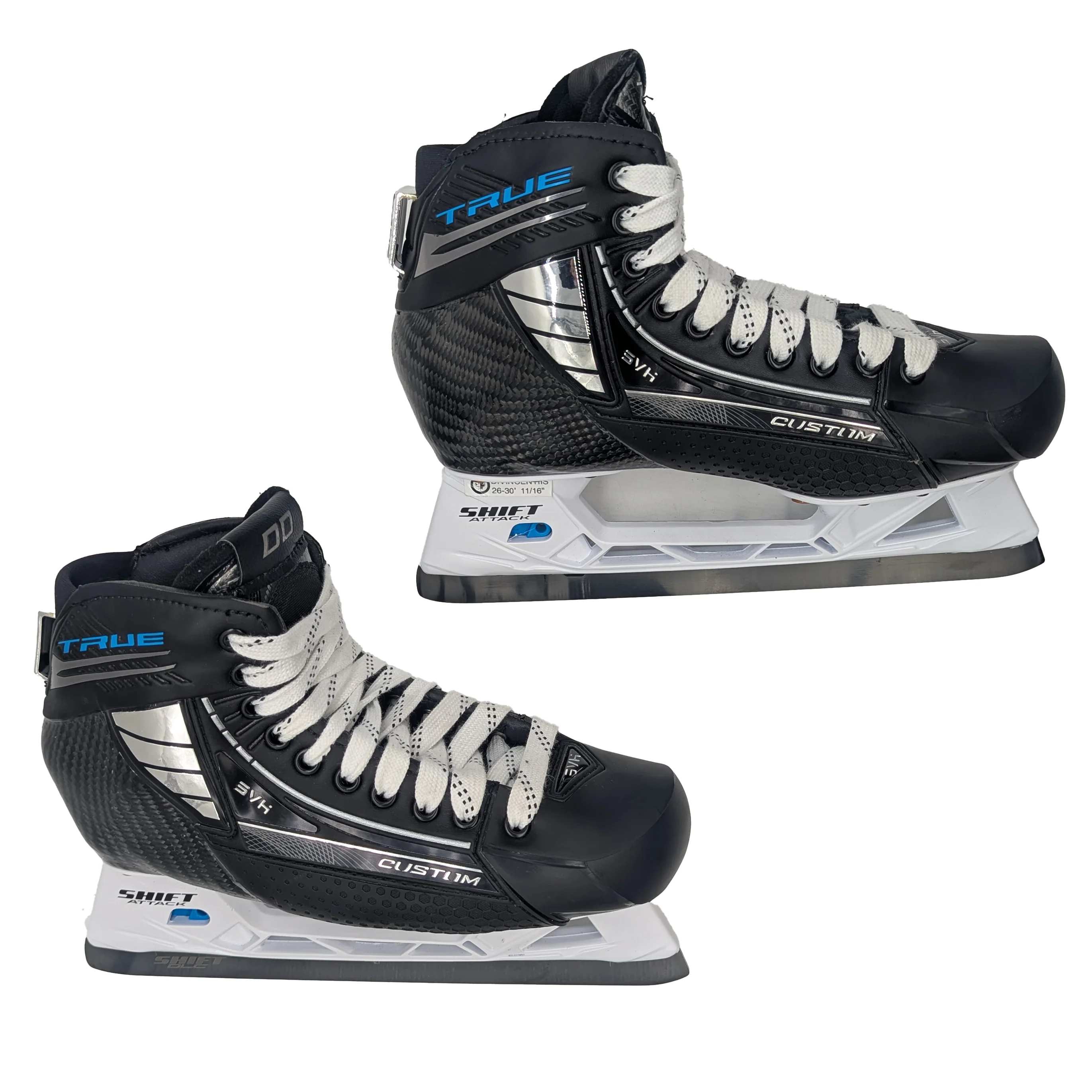 True Custom - Used Pro Stock AHL Hockey Goalie Skates - Size 8 - Image 2