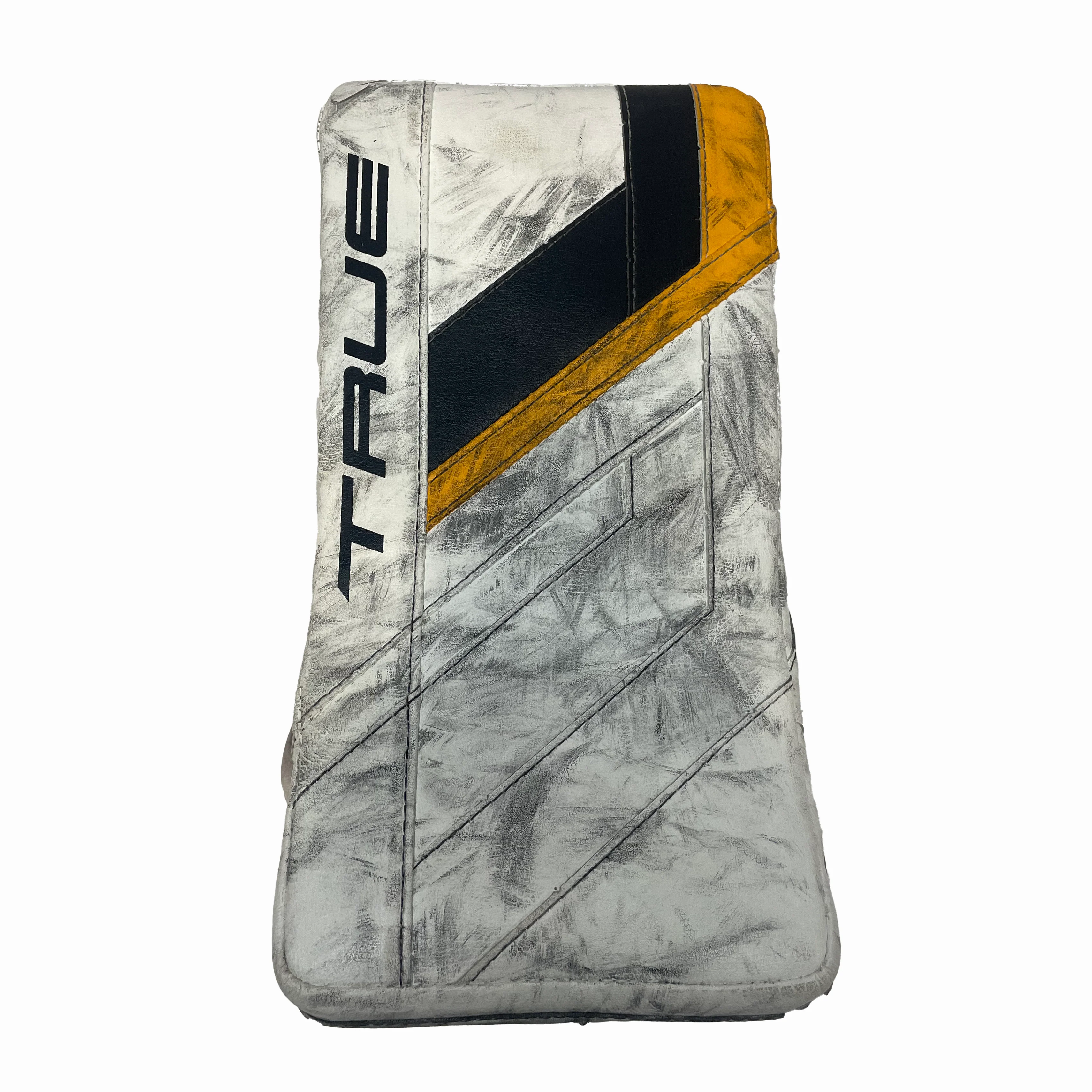 TRUE Hzrdus PX4 - Used Full Right Pro Stock Goalie Full Set (White/Yellow/Black) - Image 8