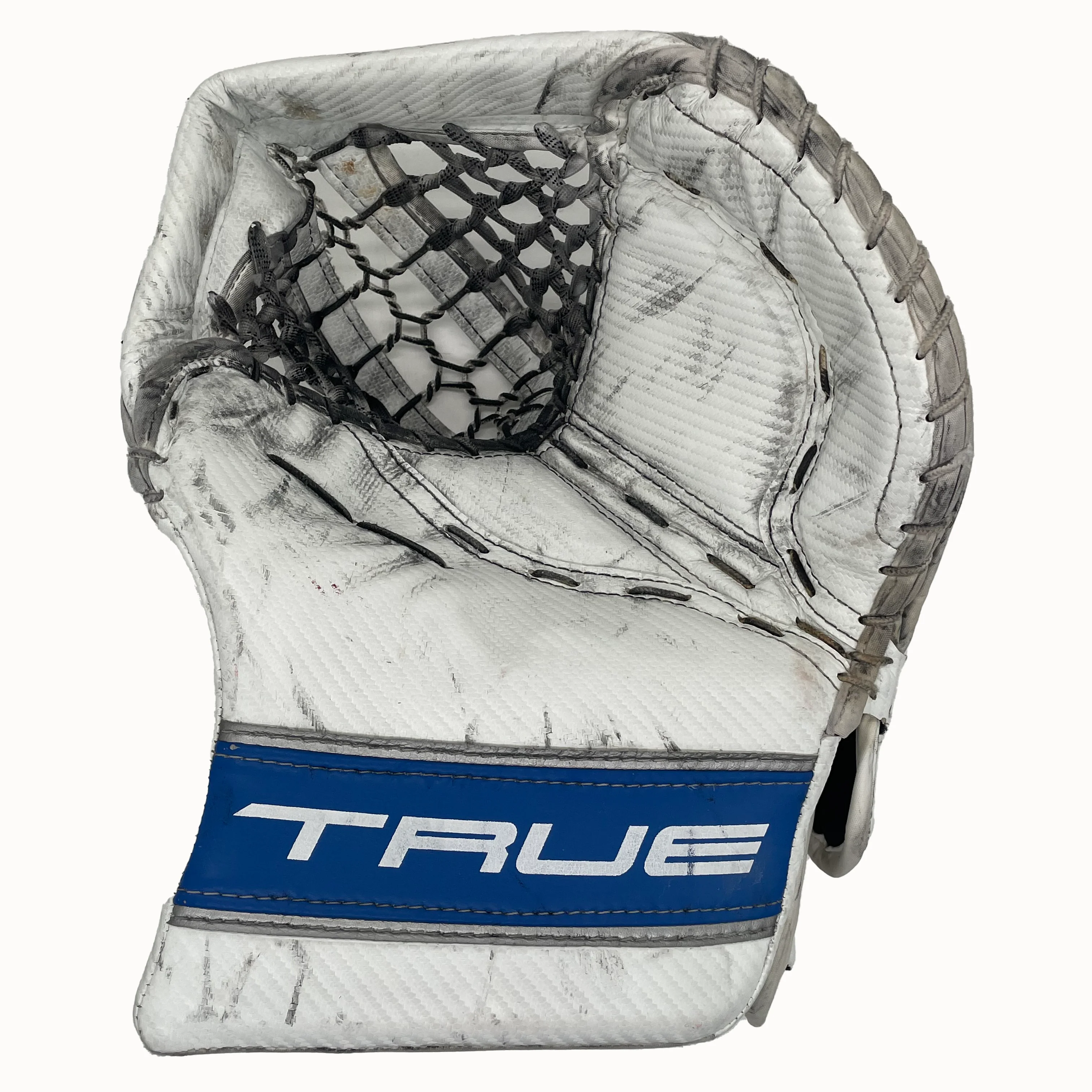 True L87 - Used Pro Stock Full Goalie Set (White/Blue) - Image 6