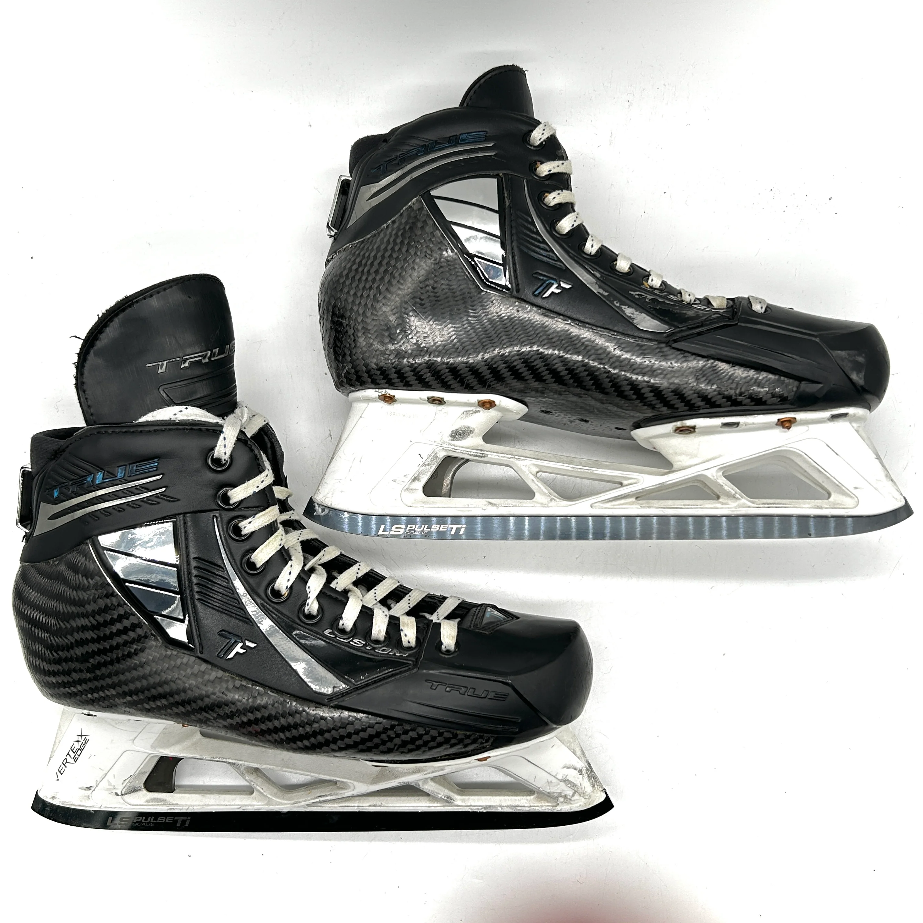 TRUE Pro Custom - Used NHL Pro Stock Goalie Skates - Spencer Martin - Size 9.5 - Image 3