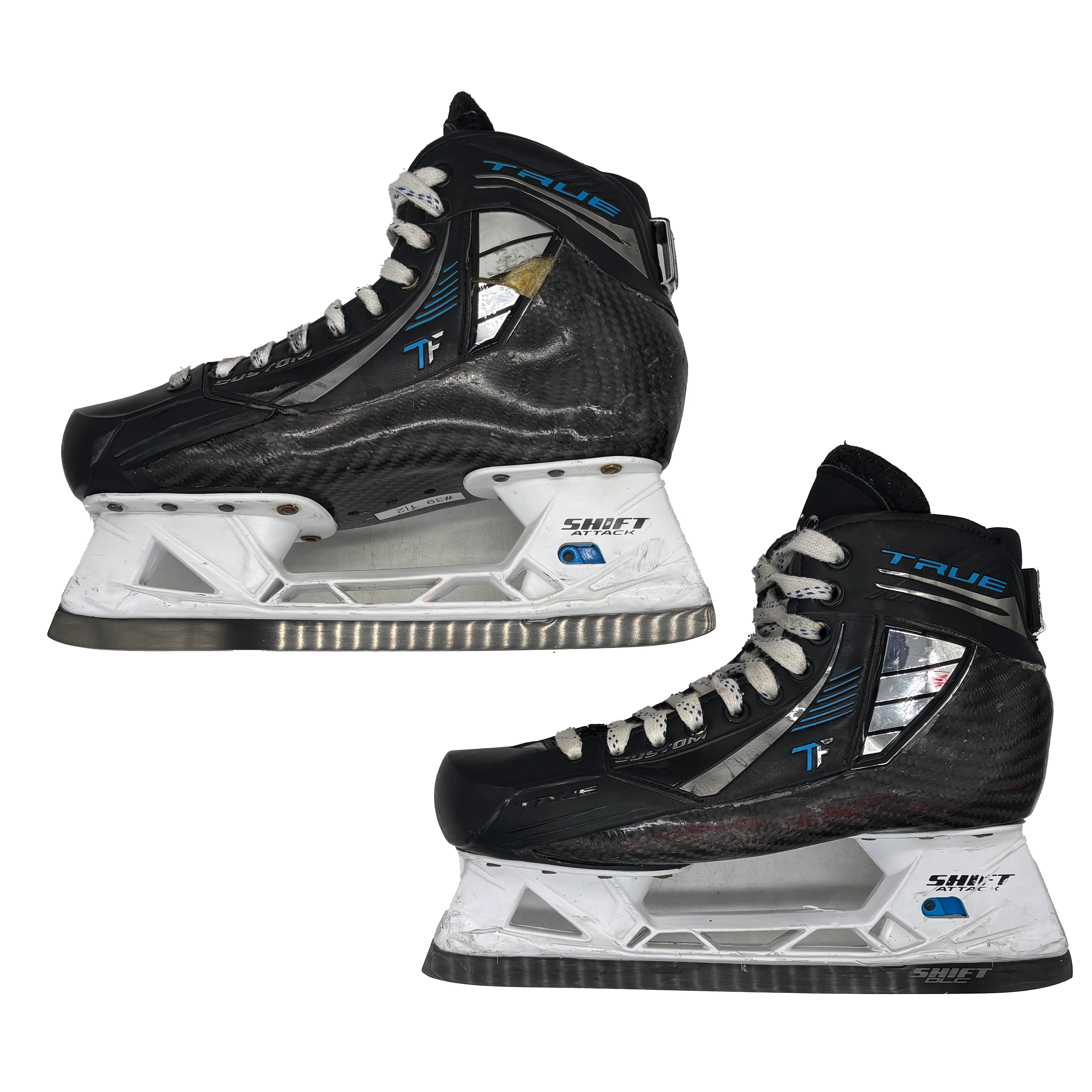 True Pro Custom - Used Pro Stock Goalie Skates - Size 9 - Image 4