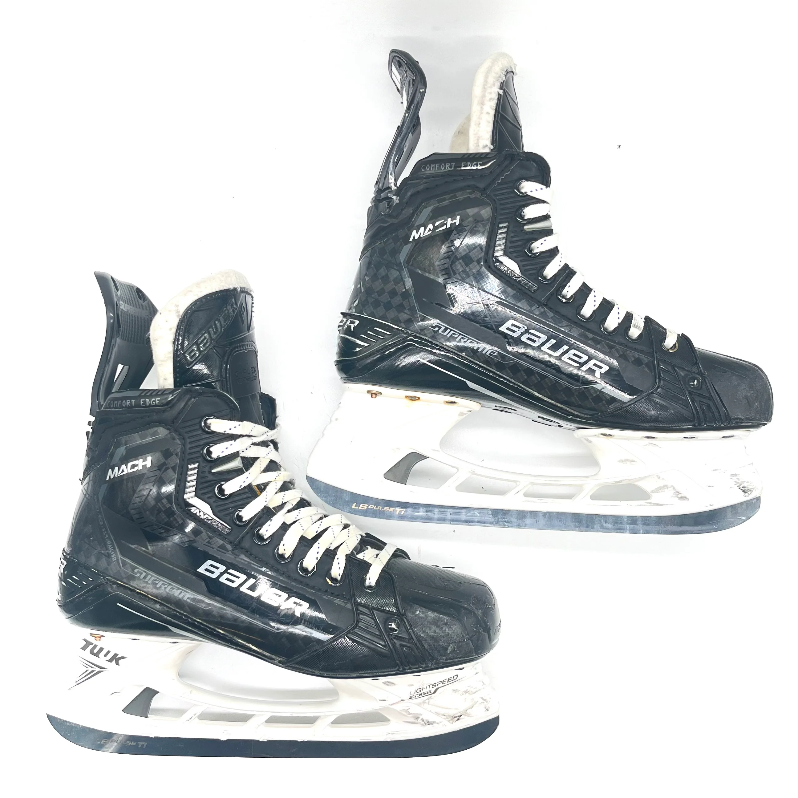 Used - Bauer Supreme Mach Pro Stock Skates - Size 7.5D - Image 2