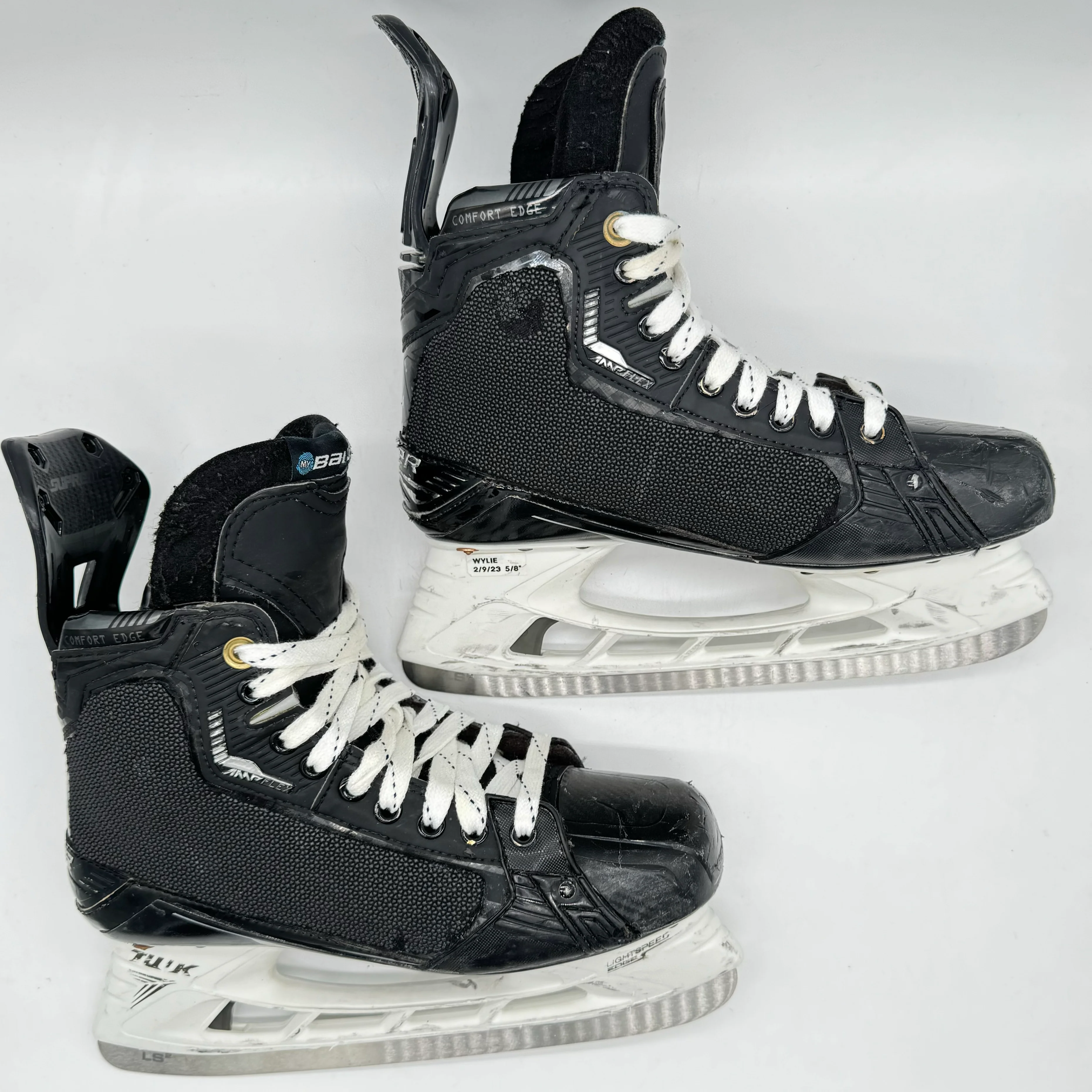Used Bauer Supreme Mach Pro Stock Skates - Size 9.5D - Image 3