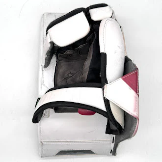 Used - Bauer Supreme Shadow Pro Stock Goalie Full Set (White/Burgundy/Black) - Image 10