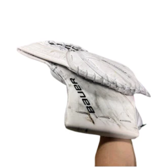 Used - Bauer Supreme Shadow - Pro Stock Goalie Glove (White) - Image 3