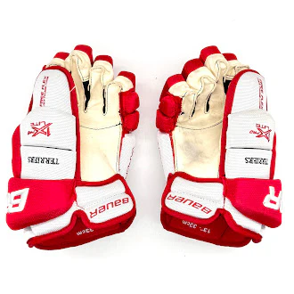 Used - Bauer Vapor 1X Lite Pro Stock Glove - (White/Red) - Image 2