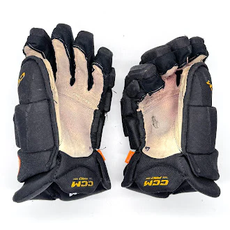 Used - CCM HGJSPP Pro Stock Hockey Glove - (Black/Gold/Maroon) #3 - Image 2