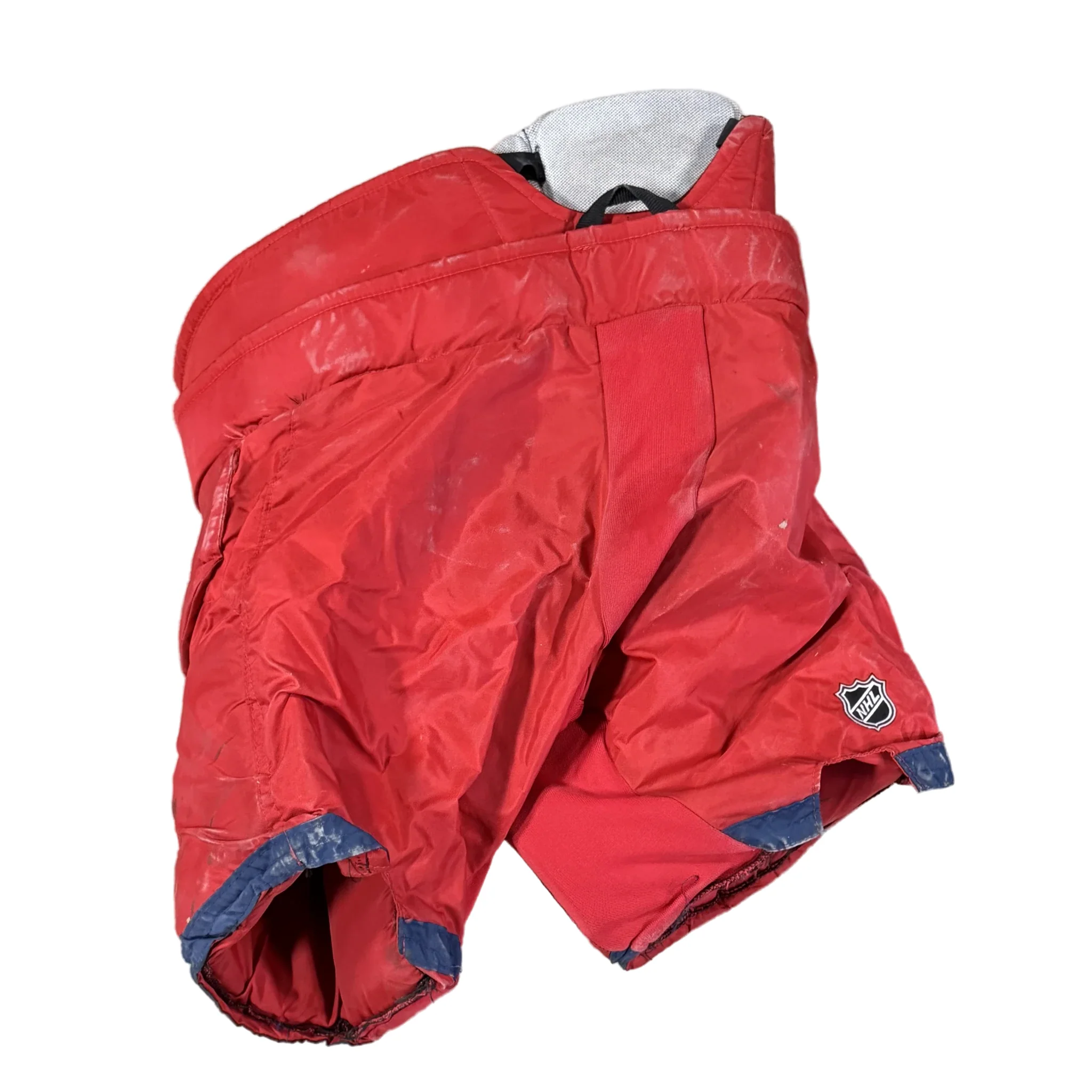 Used - CCM HPG14A NHL Pro Stock Goalie Pants - (Red/Navy) - Image 2
