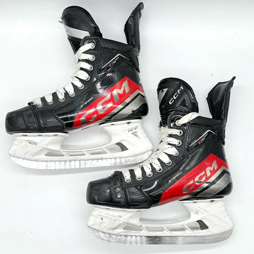 Used - CCM Jetspeed FT6 Pro - Pro Stock Hockey Skates - Emma Maltais - *Team Canada - Image 2