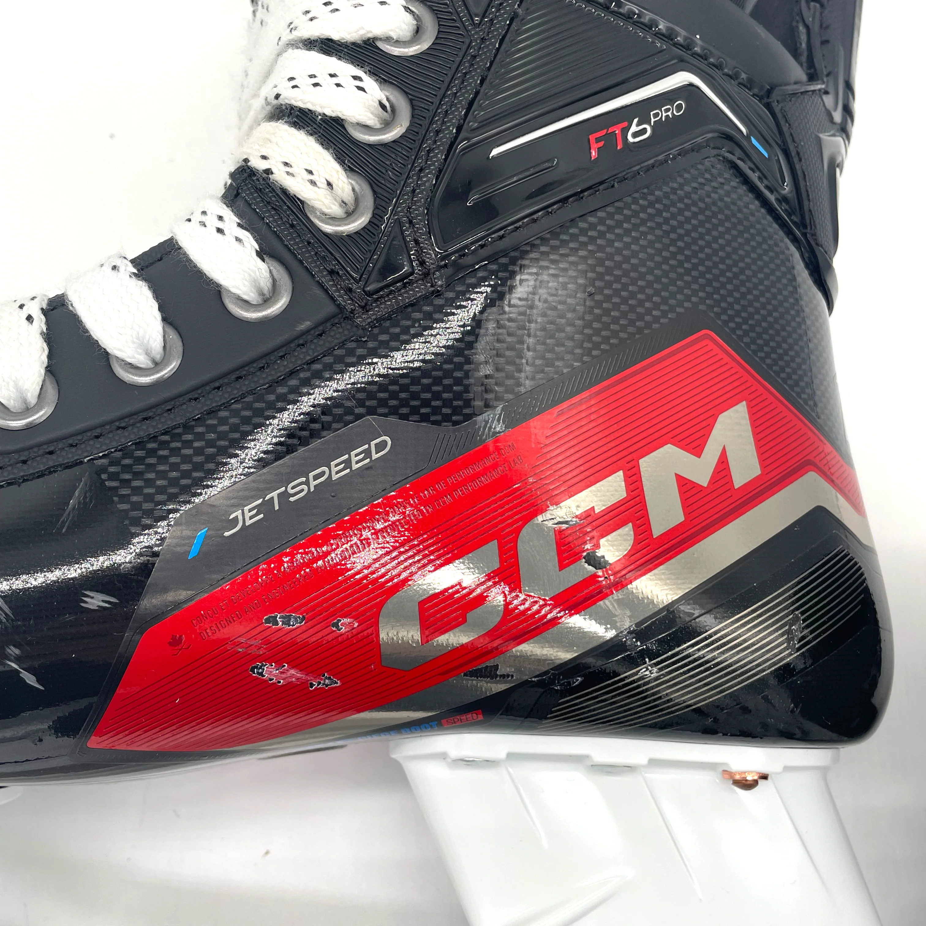 Used CCM Jetspeed FT6 Pro - Pro Stock Hockey Skates - Size 6 - Image 5
