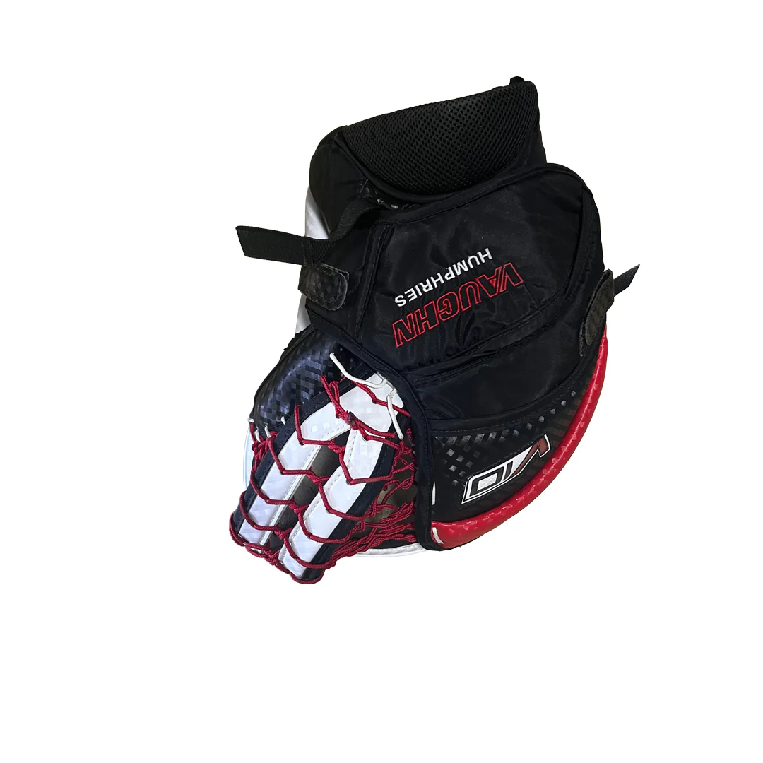 Vaughn Velocity V10 - Used Pro Stock Goalie Full Set (White/Red/Black) - Image 10