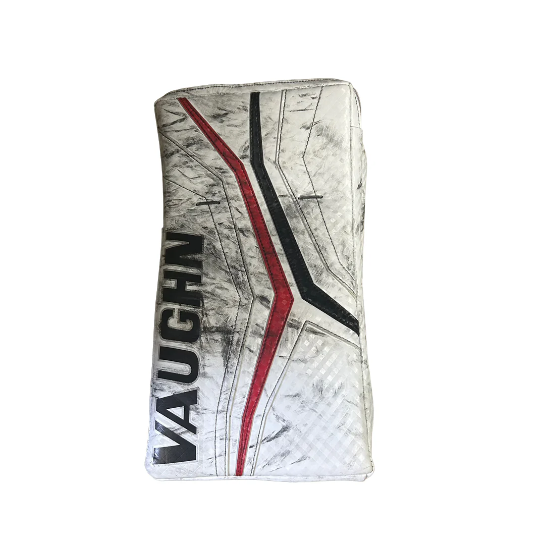 Vaughn Velocity V10 - Used Pro Stock Goalie Full Set (White/Red/Black) - Image 6