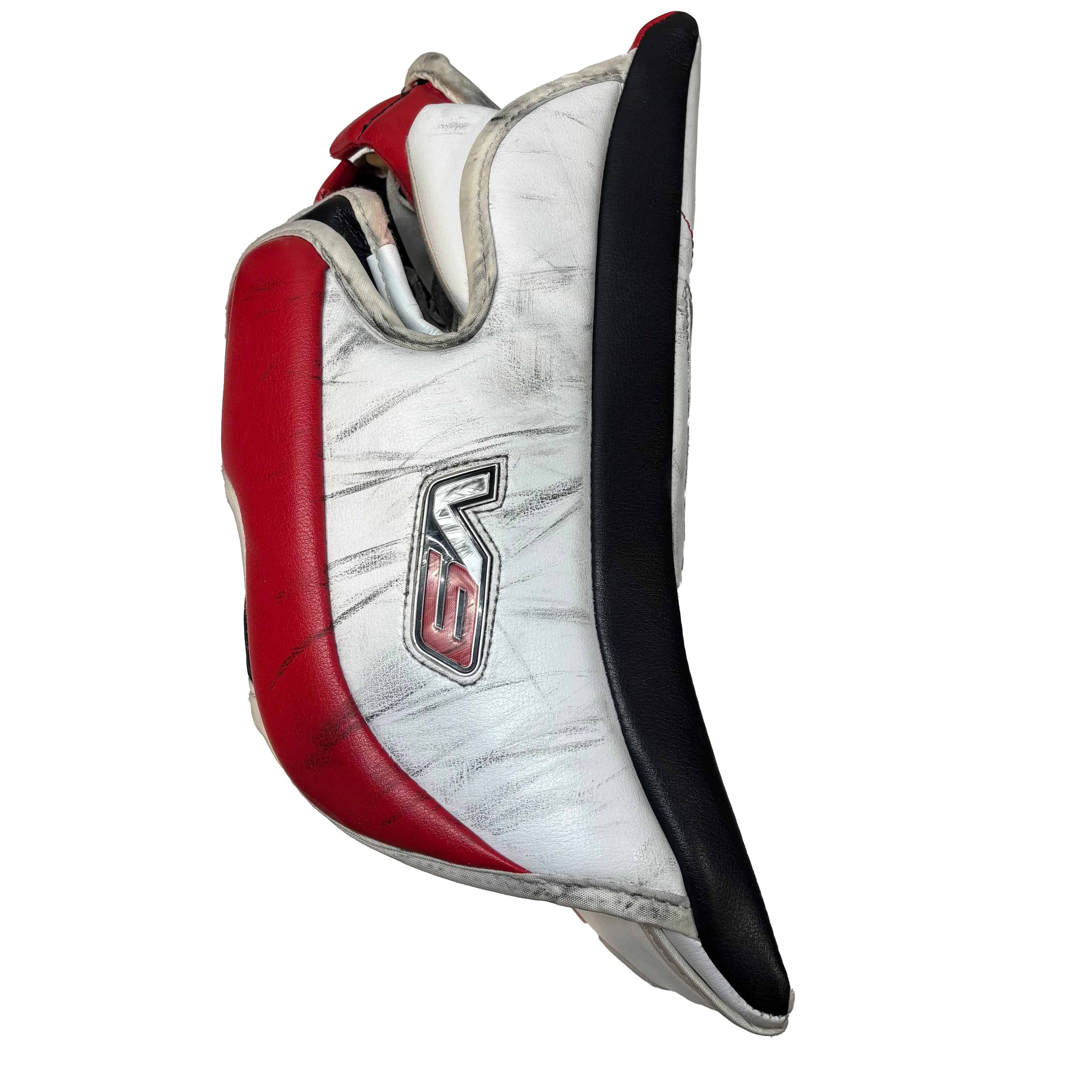 Vaughn Velocity V9 - Used Pro Stock Senior Goalie Full Set (White/Black/Red) - Image 10