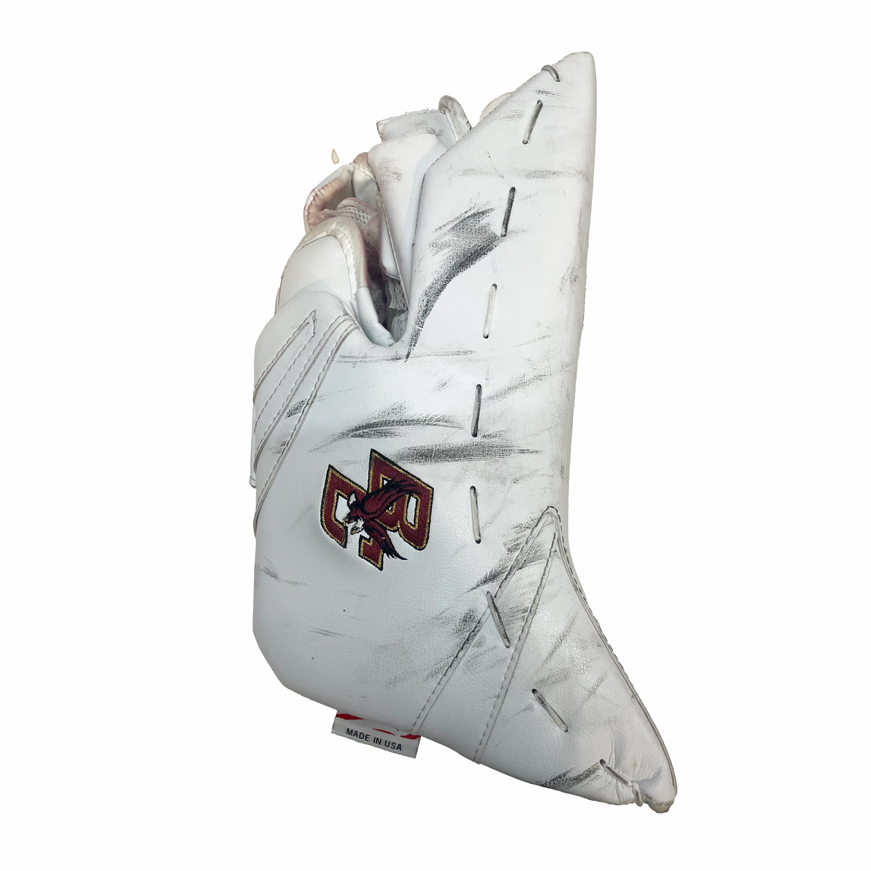 Vaughn Velocity VX1 - Used NCAA Pro Stock Goalie Full Set (White/Maroon/Gold) - Image 10
