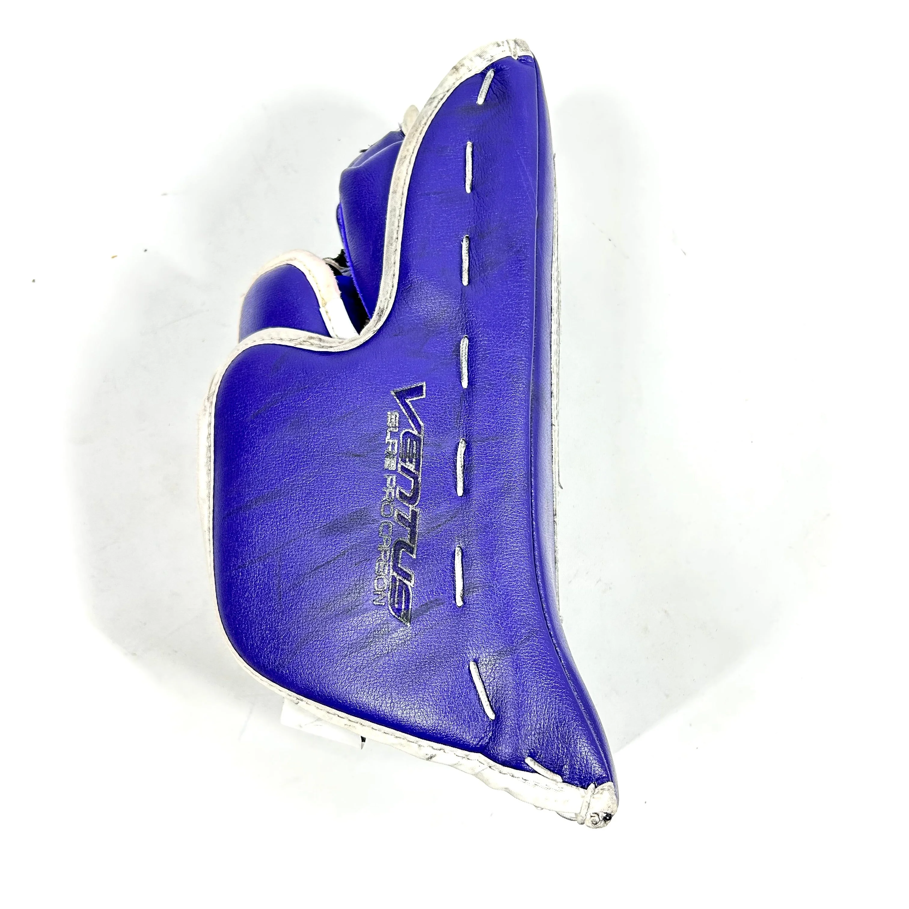Vaughn Ventus SLR2 - Used Pro Stock Goalie Blocker (Purple) - Image 2