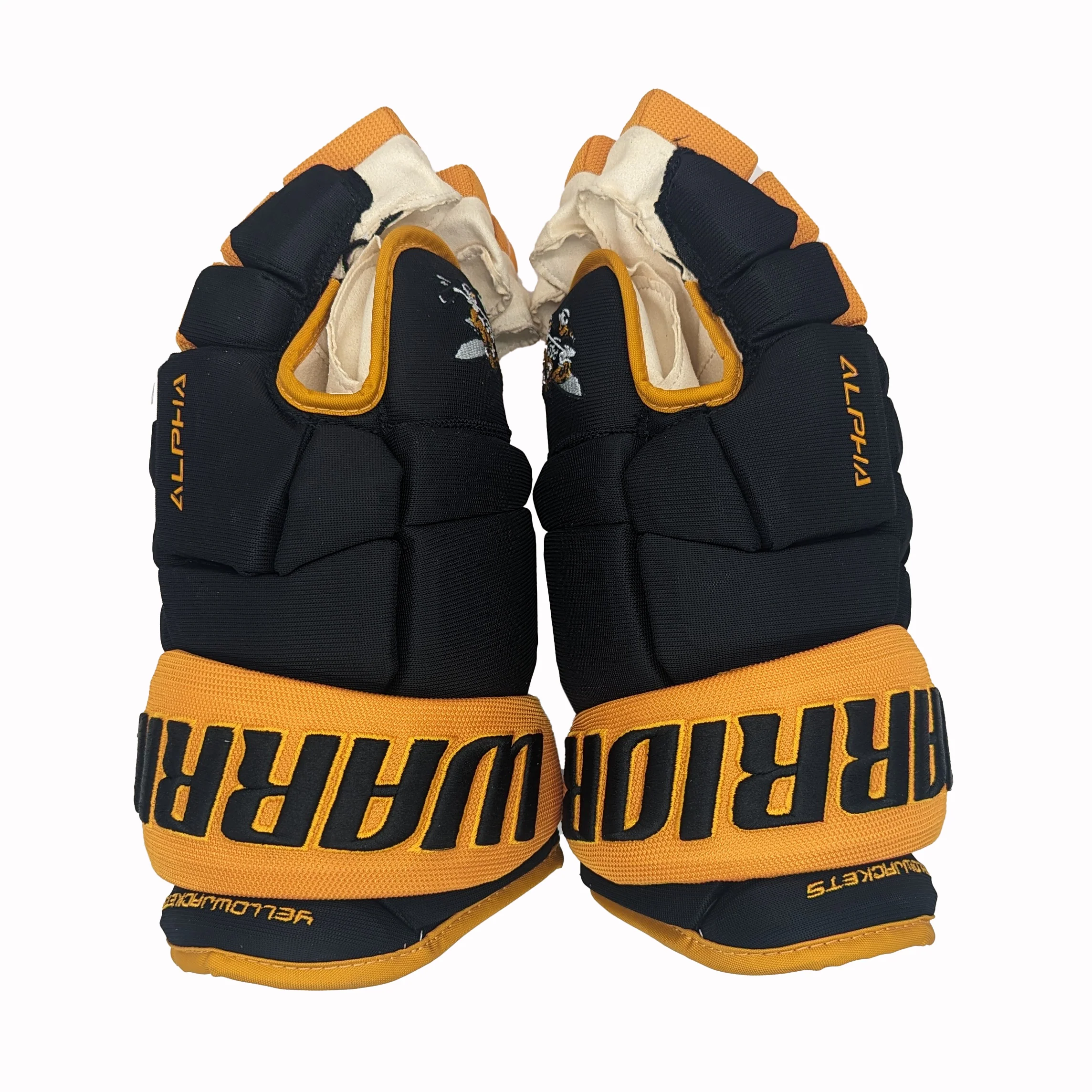 Warrior Alpha DX - NCAA Pro Stock Glove (Black/Yellow) - Image 3
