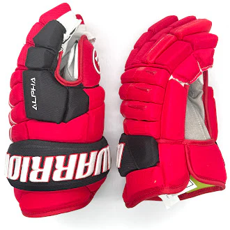 Warrior Alpha DX - NHL Pro Stock Glove - Carolina Hurricanes (Red/Black) - Image 4