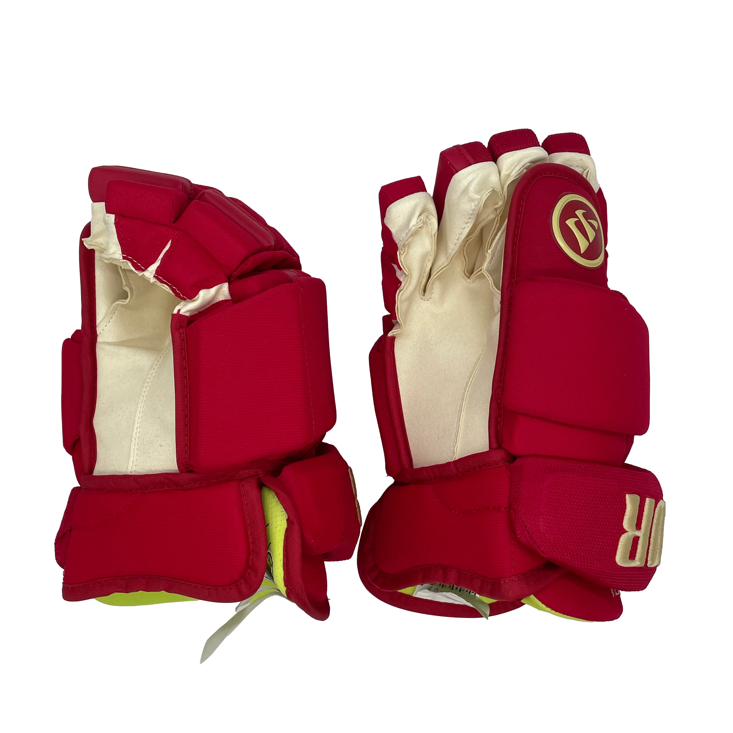 Warrior Alpha DX - NHL Pro Stock Glove - Chris Tanev (Red/Gold) *Heritage Classic* - Image 2