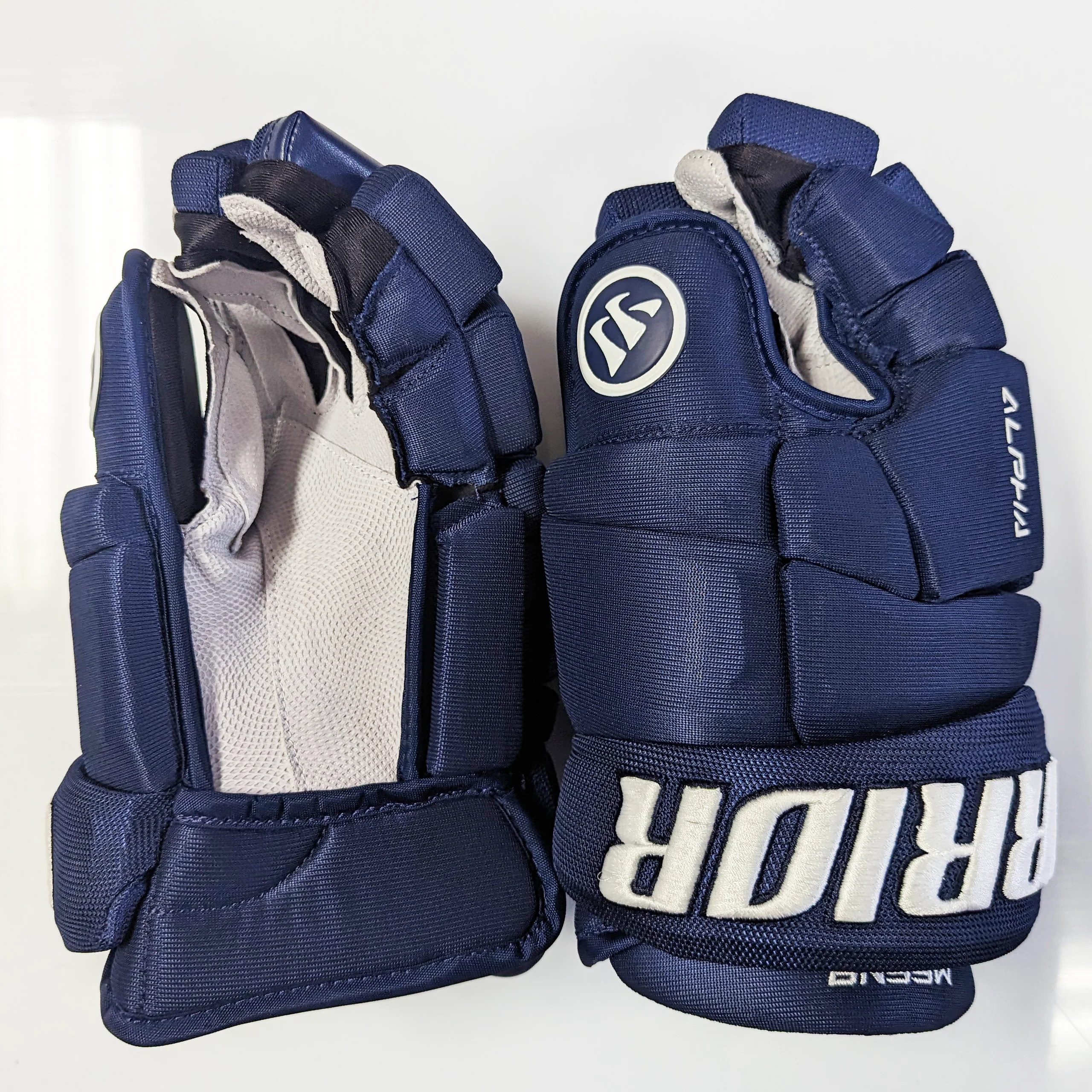 Warrior Alpha DX - NHL Pro Stock Glove - Jayson Megna (Navy) - Image 2